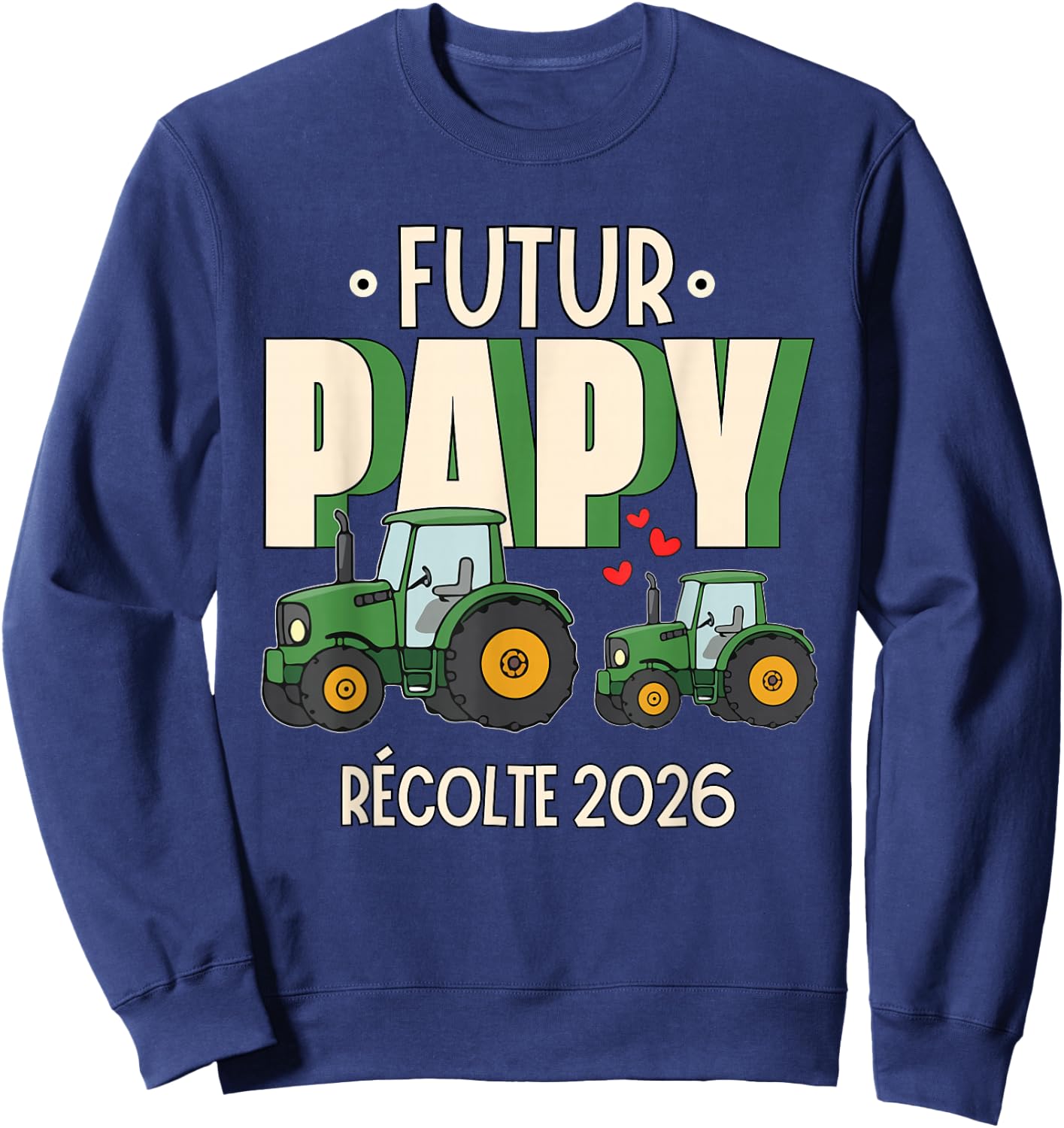 Gift Future Grandpa 2026 Announcement Future Grandpa Farmer Sweatshirt - Sweatshirt | Navy