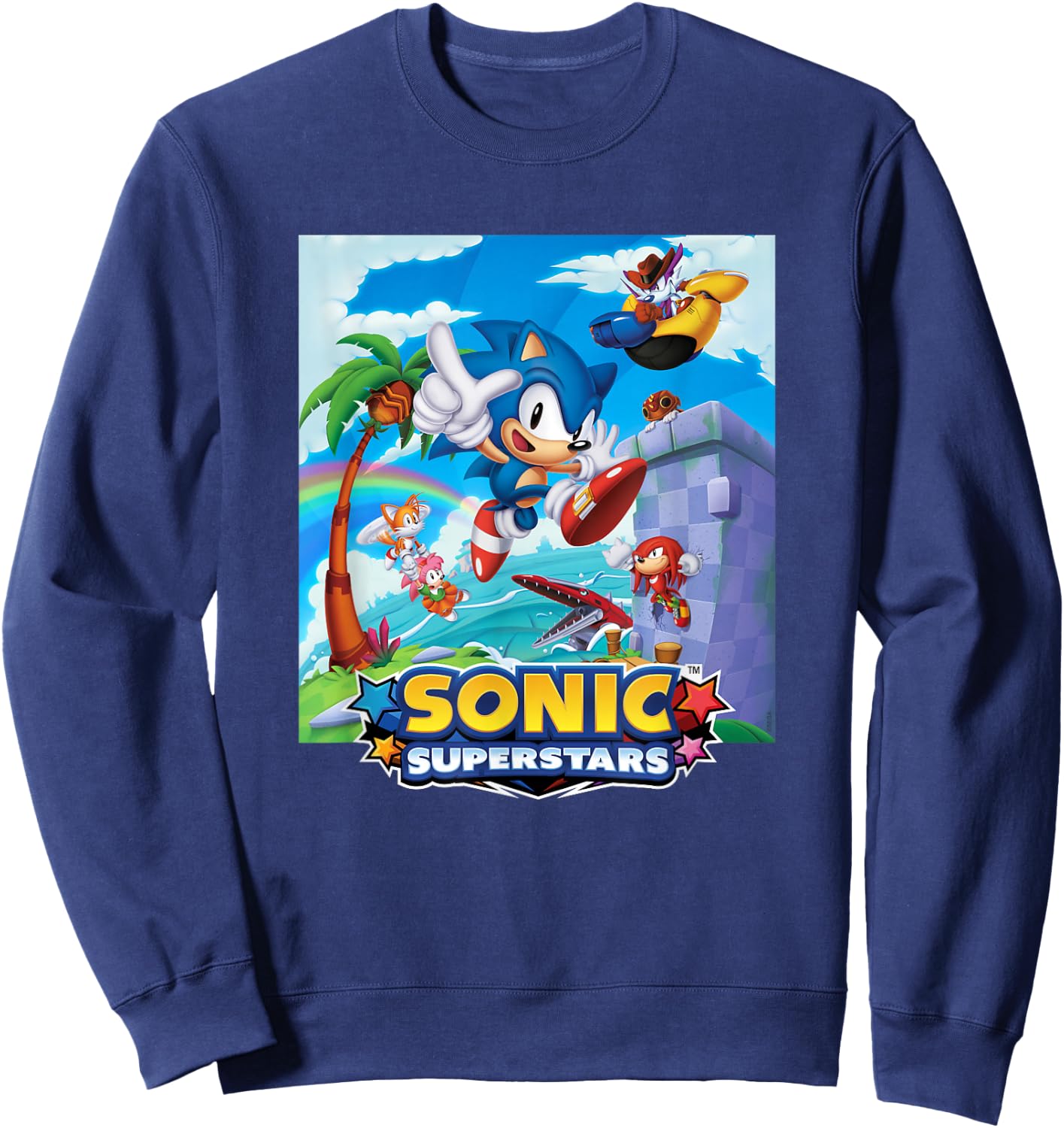 Sonic the Hedgehog, Sonic Superstars - Team Superstars Sweatshirt - Sweatshirt | Navy