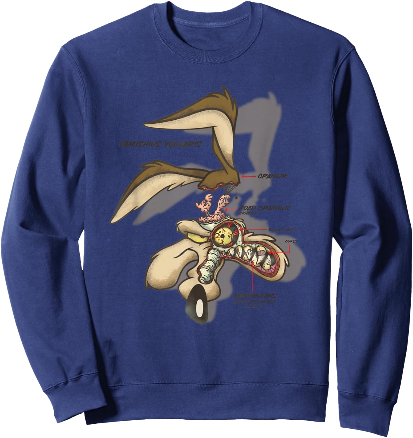 Looney Tunes Wile E. Coyote X-Ray Sweatshirt - Sweatshirt | Navy