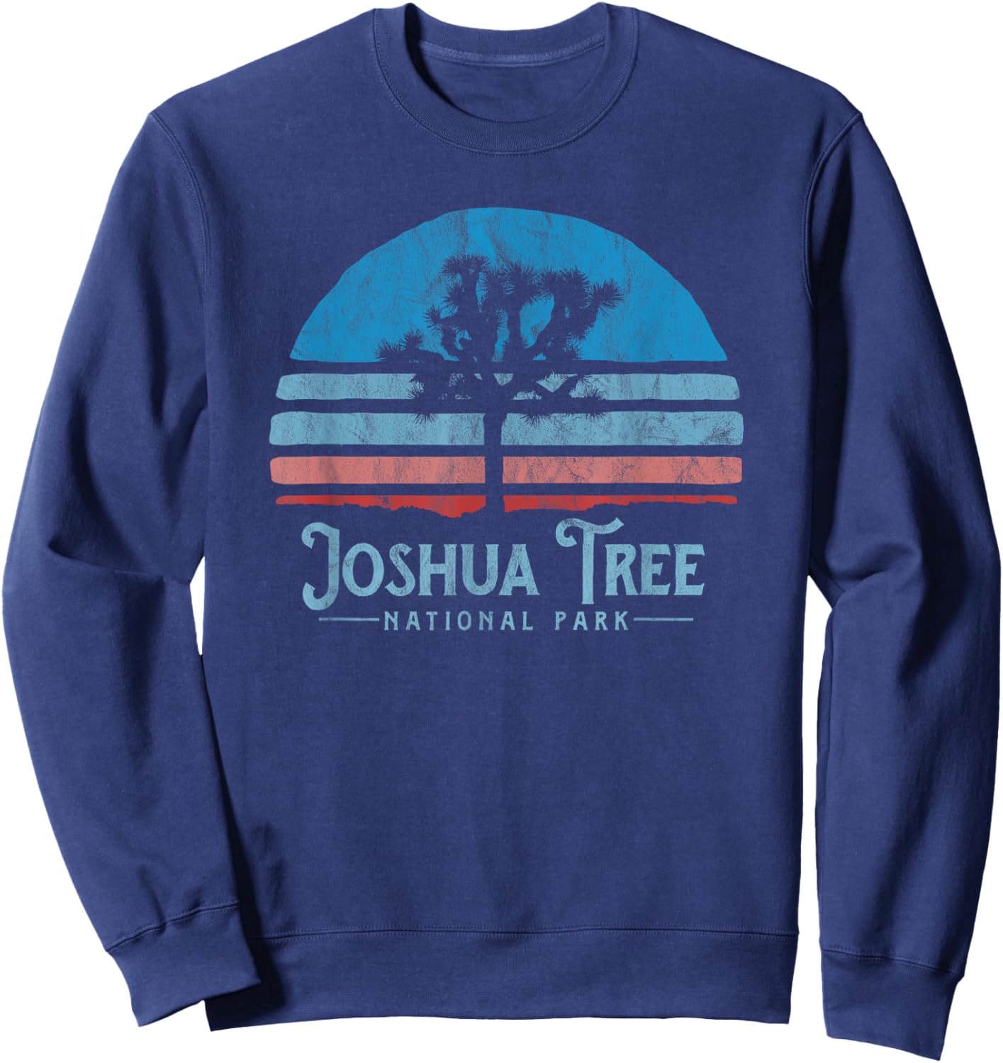 Vintage Joshua Tree National Park Retro Sweatshirt - Sweatshirt | Navy