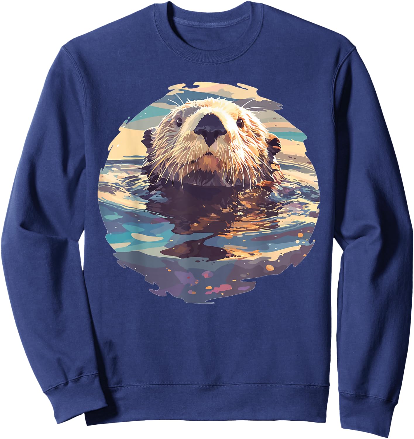 Sea Otters Sea Otter Sweatshirt - Sweatshirt | Navy
