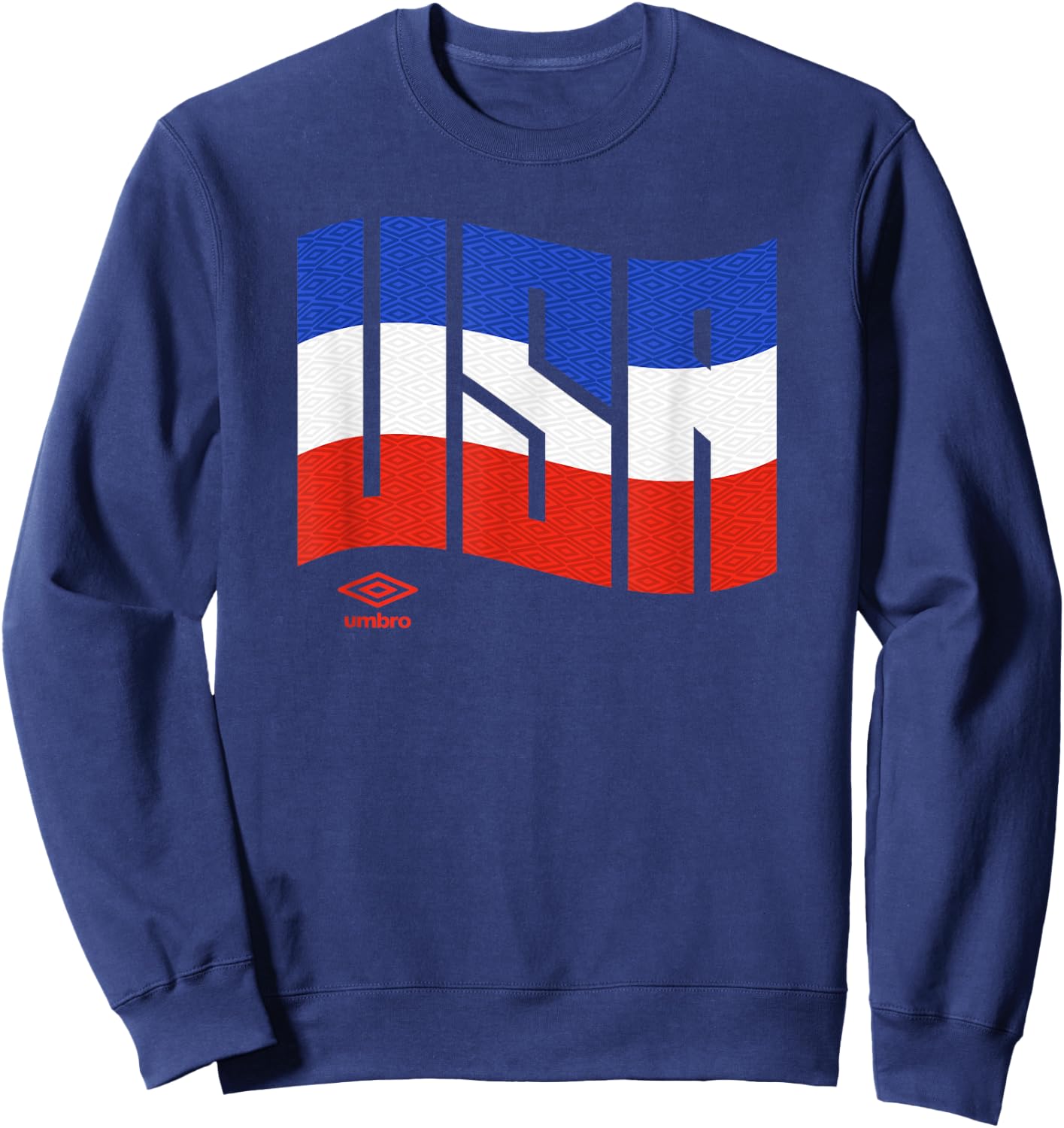 Umbro International Soccer Wavy USA Logo Sweatshirt - Sweatshirt | Navy