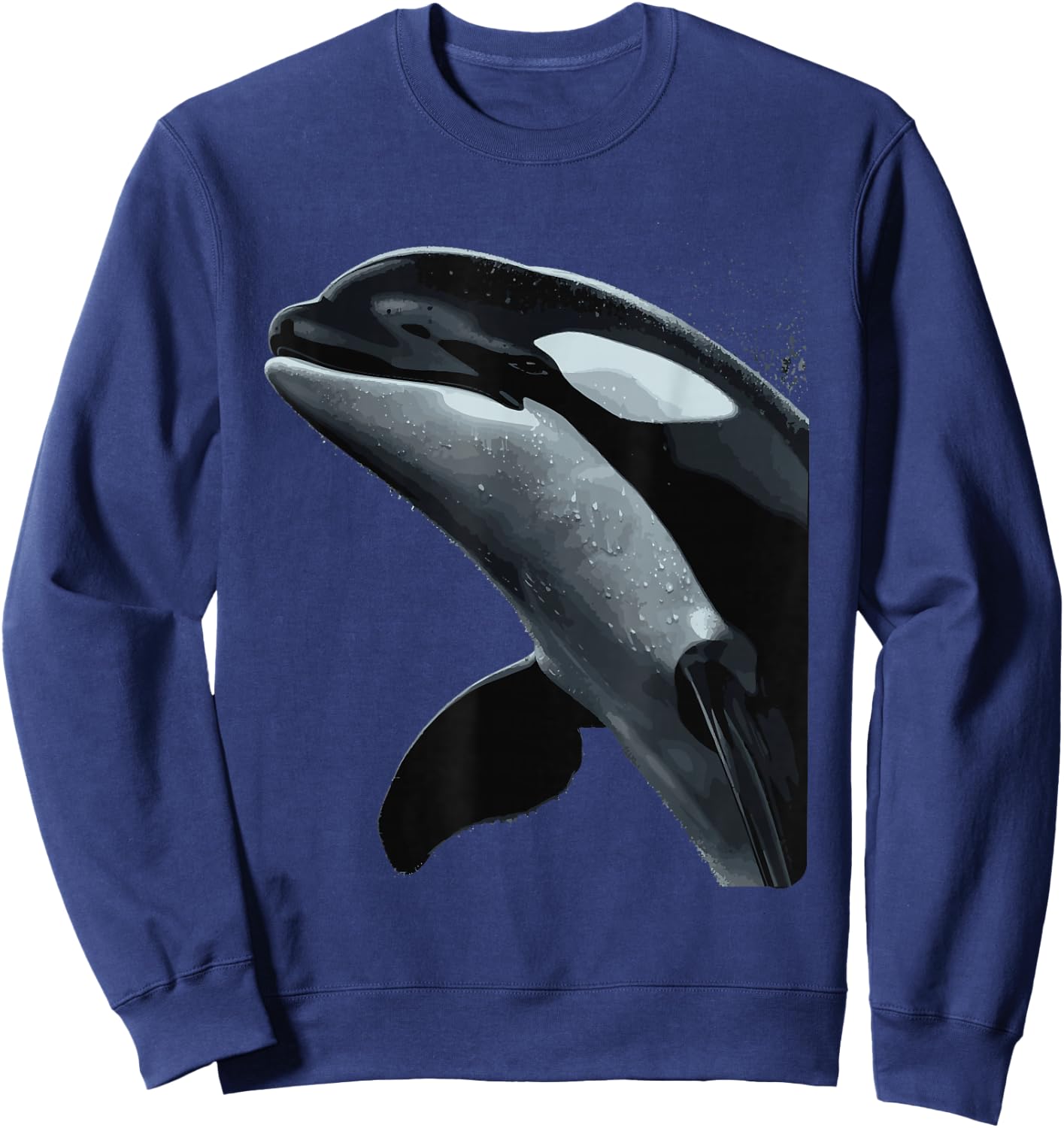 Orca Whale Sweatshirt - Sweatshirt | Navy