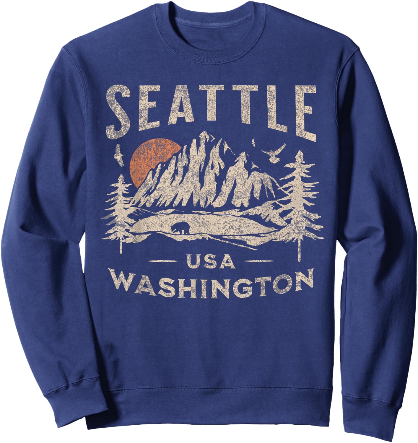 Seattle Sweatshirt - Sweatshirt | Navy
