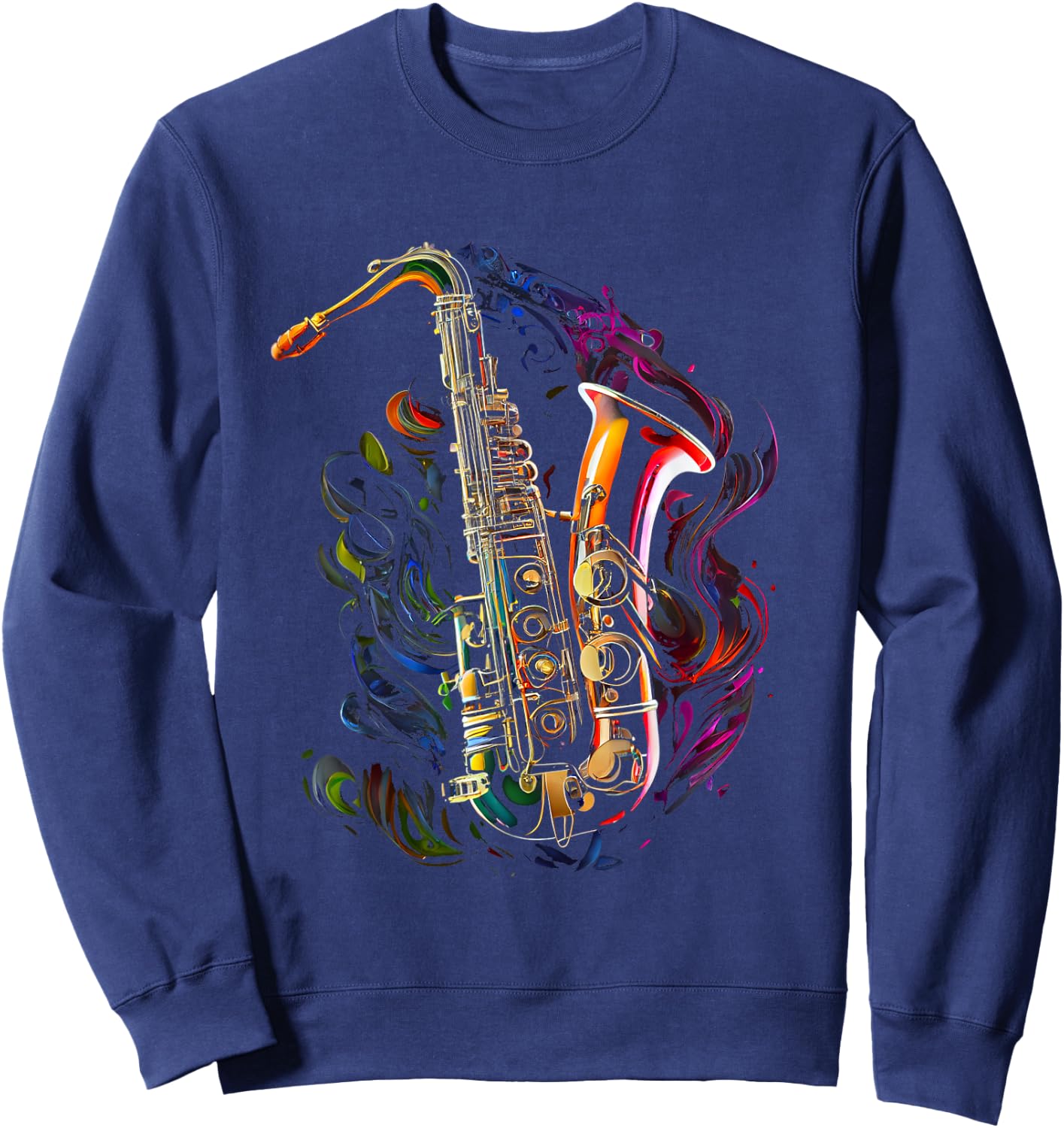 Saxophon Musiker Saxophon Geschenk Sweatshirt - Sweatshirt | Navy