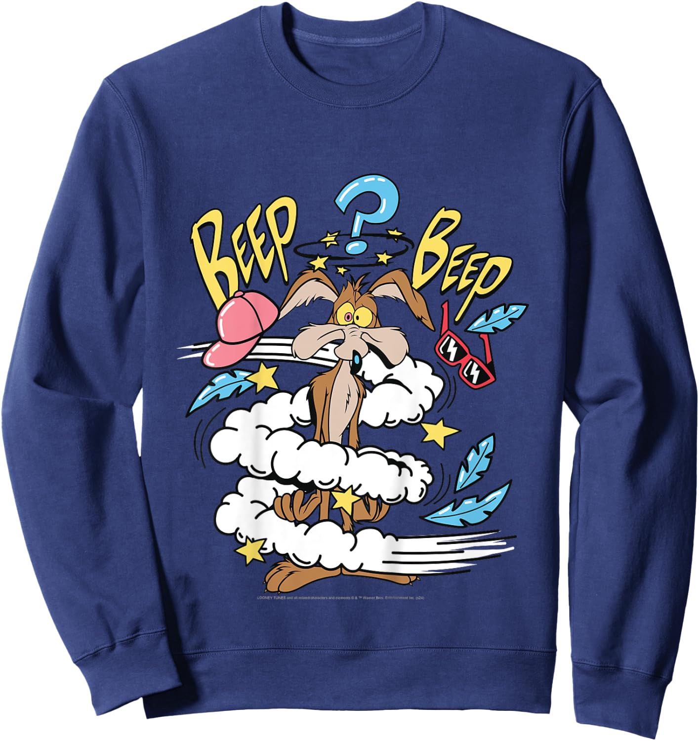 Kids Looney Tunes Coyote Daze Camiseta Sweatshirt - Sweatshirt | Navy