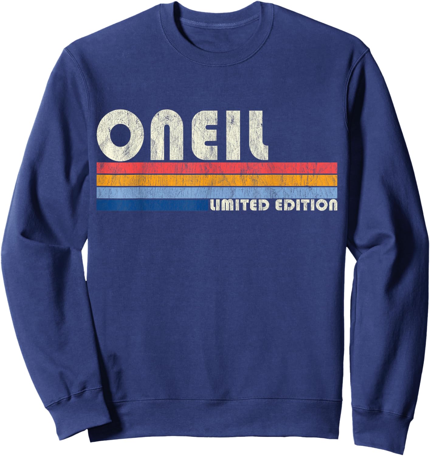 ONEIL Surname Funny Retro Vintage 80s 90s Gifts Men Women Sweatshirt - Sweatshirt | Navy