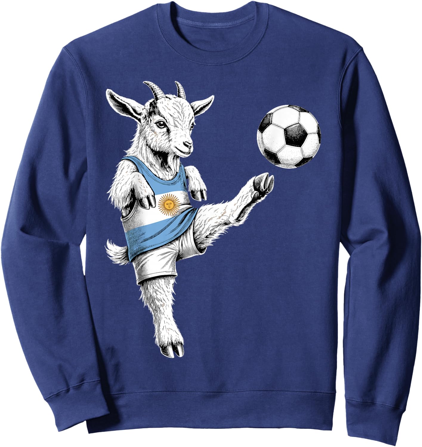 Argentinian Flag Men Women Kids Argentina Sweatshirt - Sweatshirt | Navy