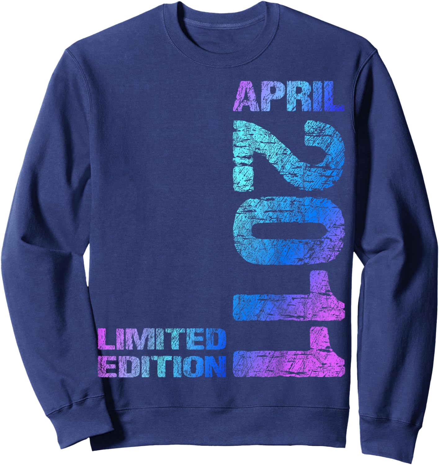April 2011 Junge Mädchen 15. Geburtstag Limited Edition 15 Sweatshirt - Sweatshirt | Navy