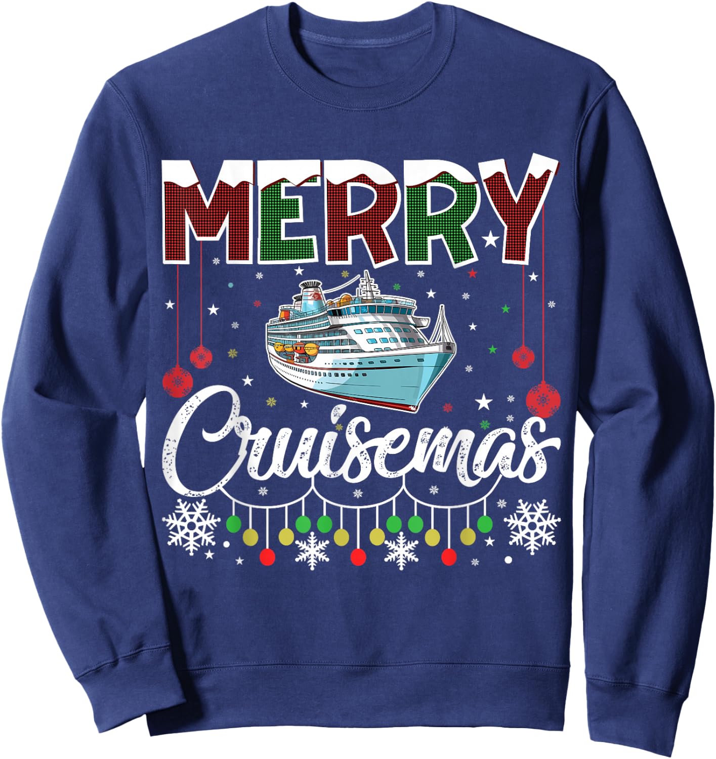 Merry Cruisemas - Cruise Mas Sweatshirt - Sweatshirt | Navy