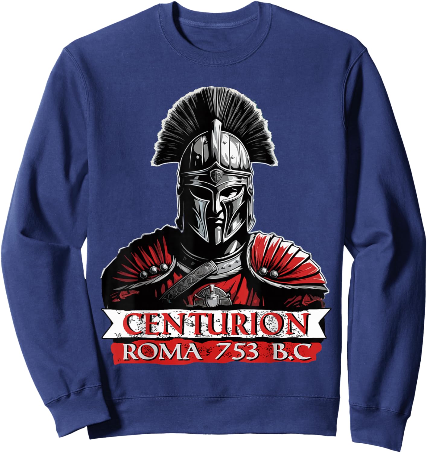 Roman Centurion - Soldier SPQR Army Roman Empire , Black, S Sweatshirt - Sweatshirt | Navy