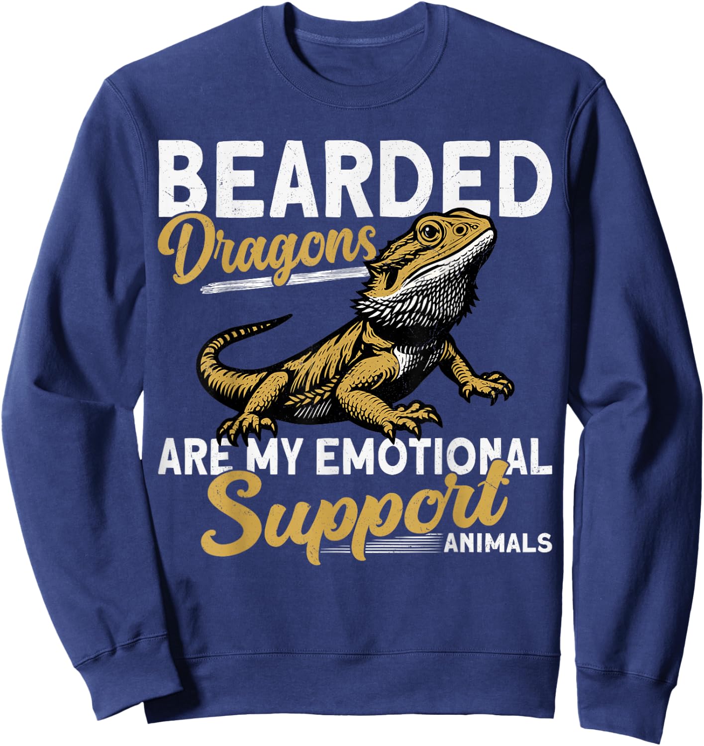 Things For Bearded Dragon Food Multivitamin Bearded Dragon Sweatshirt - Sweatshirt | Navy