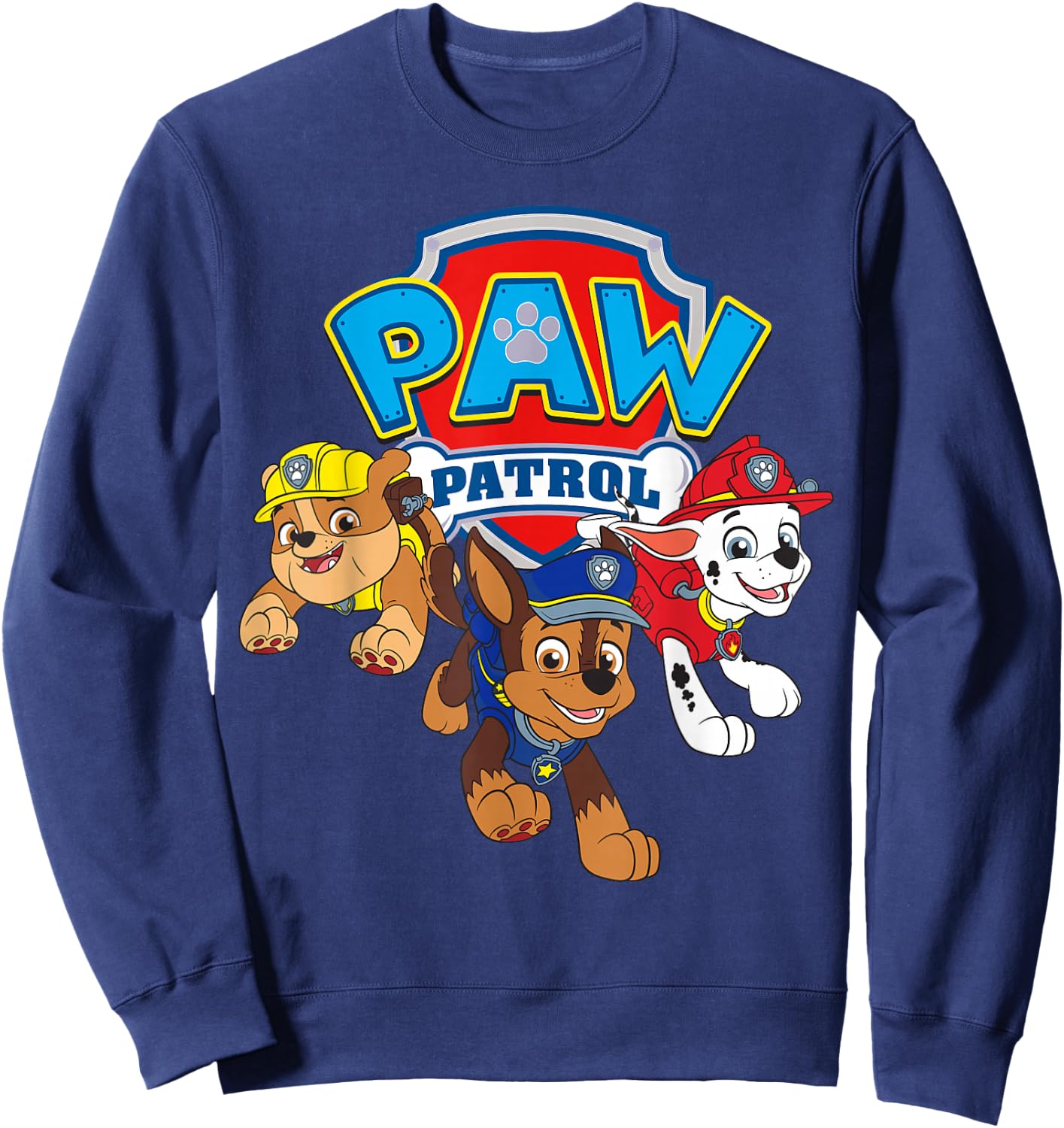 Paw Patrol Pup Trio Sweatshirt - Sweatshirt | Navy