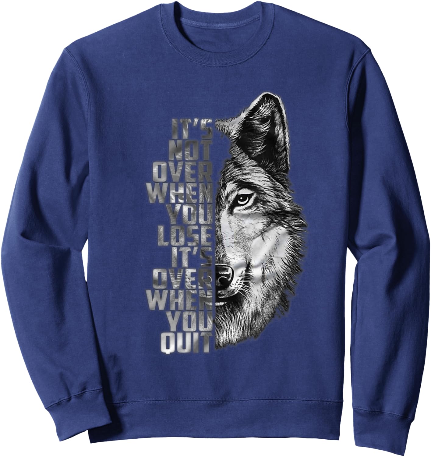 Wolf shirt for kids, wolf shirt , wolf for youth Sweatshirt - Sweatshirt | Navy