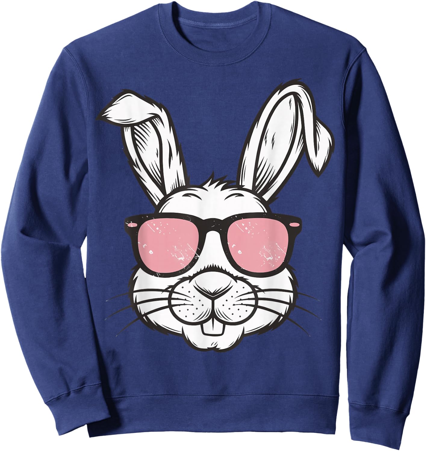 Bunny With Sunglasses Sweatshirt - Sweatshirt | Navy