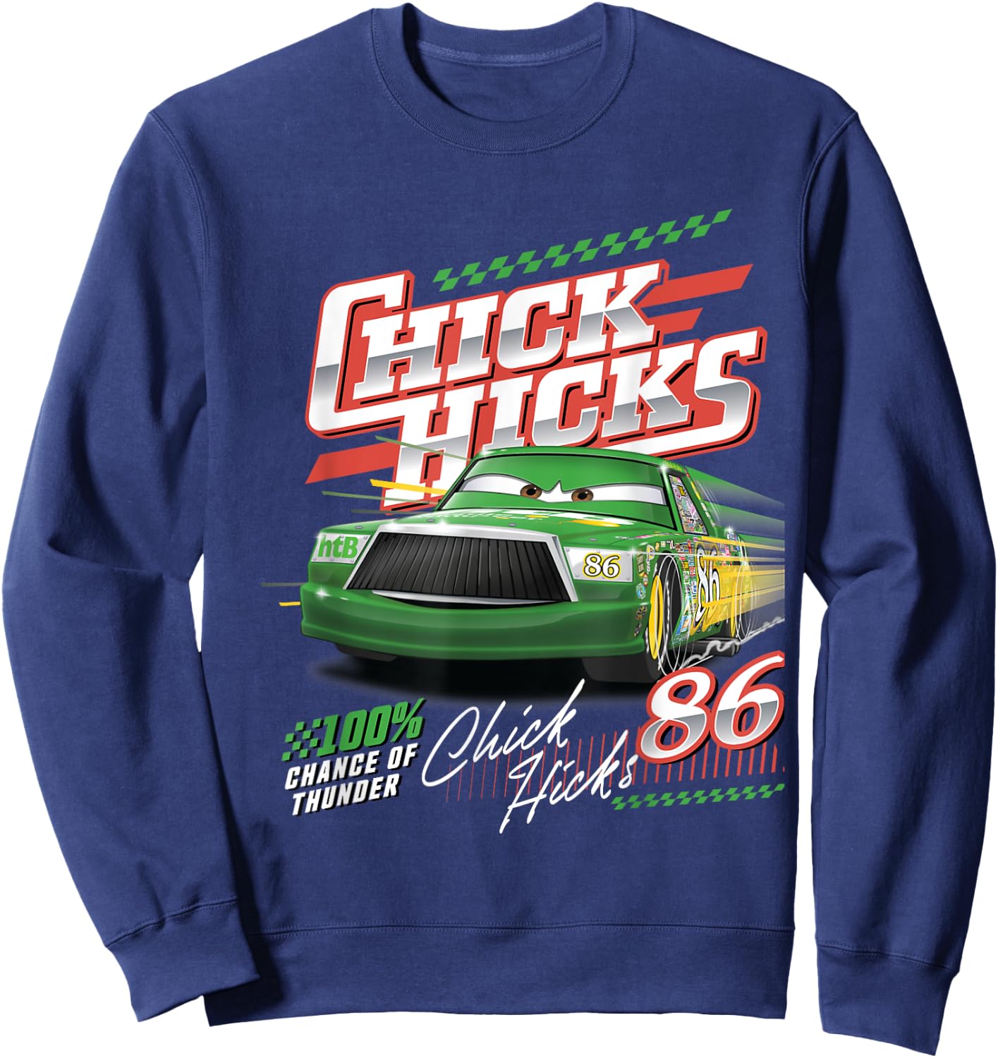Car Chick Hicks Chance Of Thunder Sweatshirt - Sweatshirt | Navy