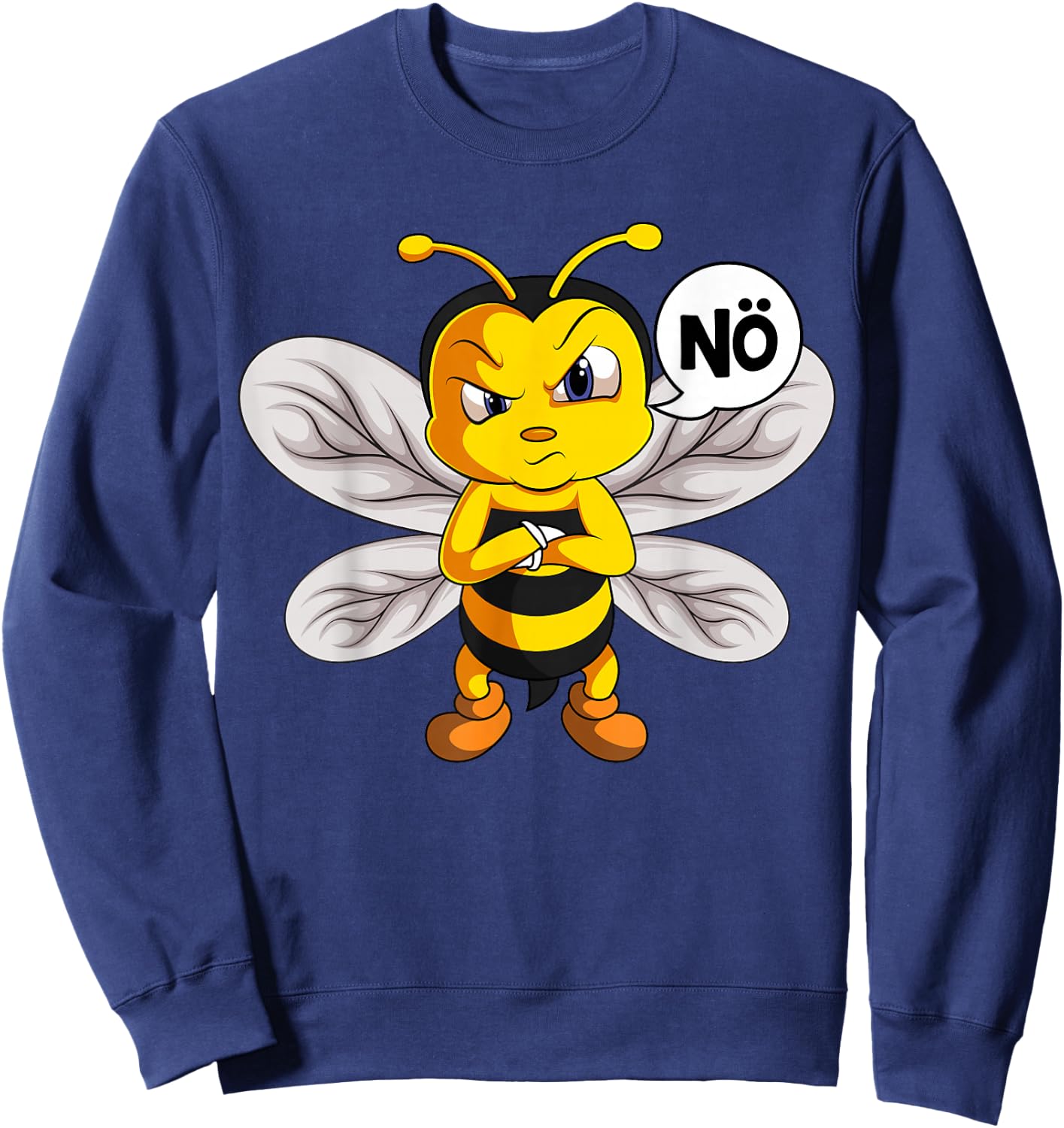 Biene Nö Children's Girls' Bee , black, s Sweatshirt - Sweatshirt | Navy