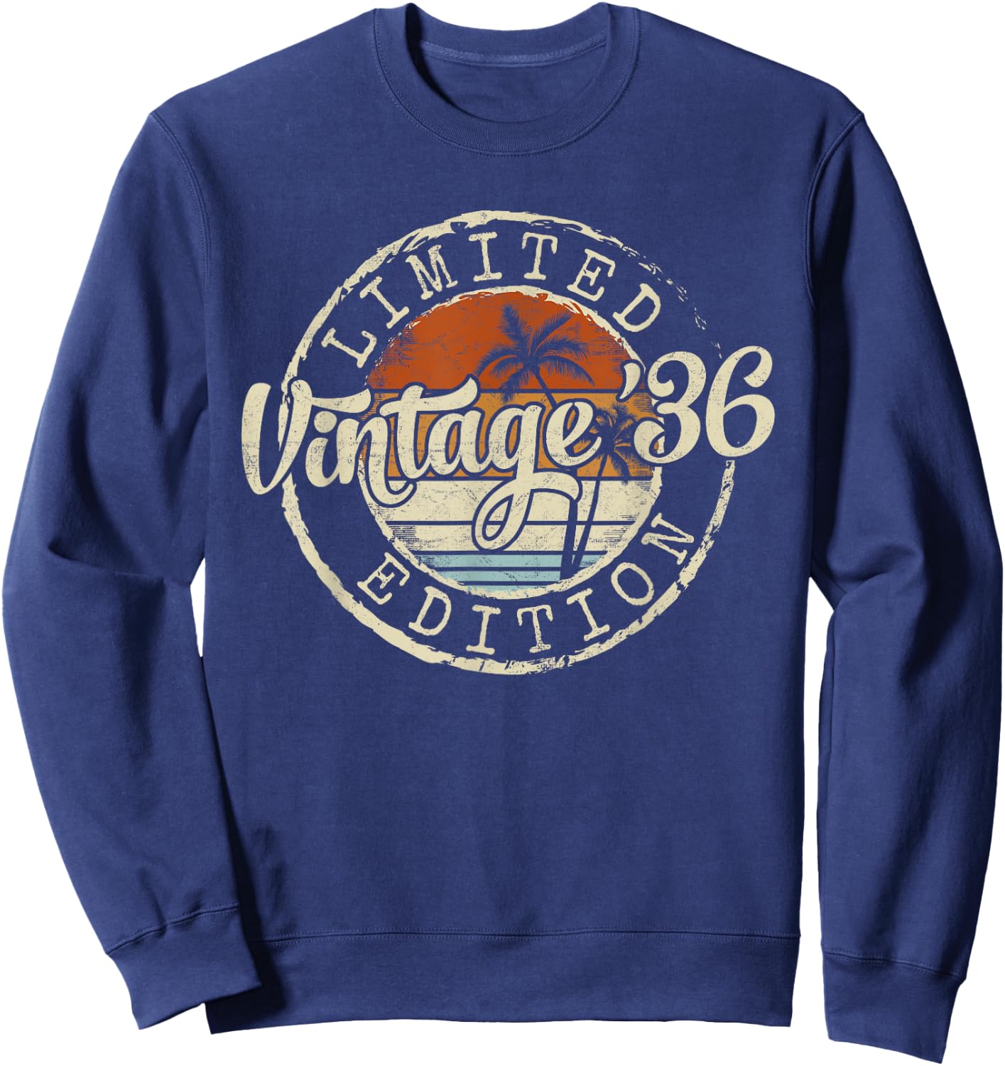 Vintage 1936 89th Birthday Gifts Women 89 Year Old Sweatshirt - Sweatshirt | Navy