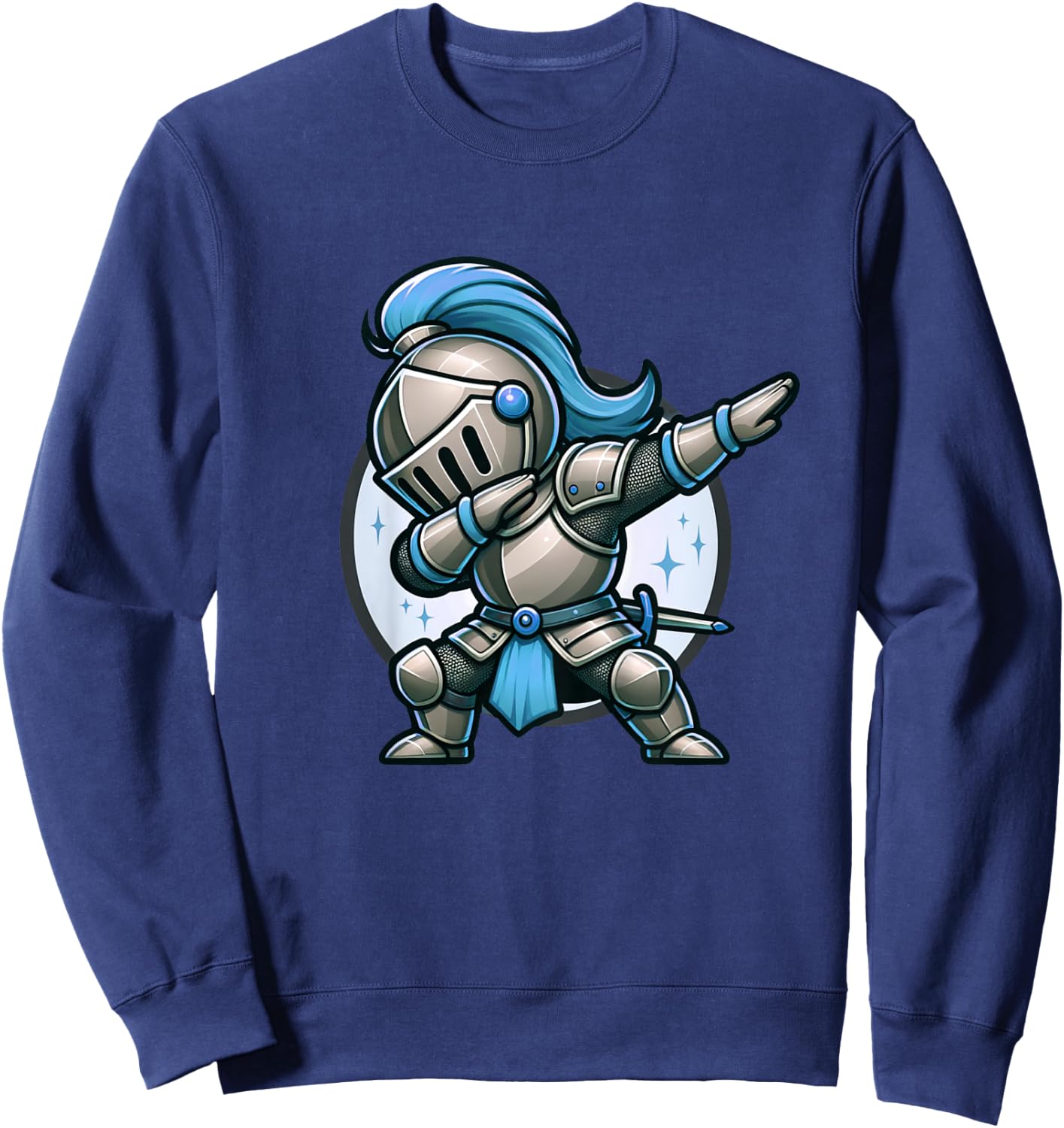 Ren Faire Dabbing Medieval Knight Funny Renaissance Faire Sweatshirt - Sweatshirt | Navy