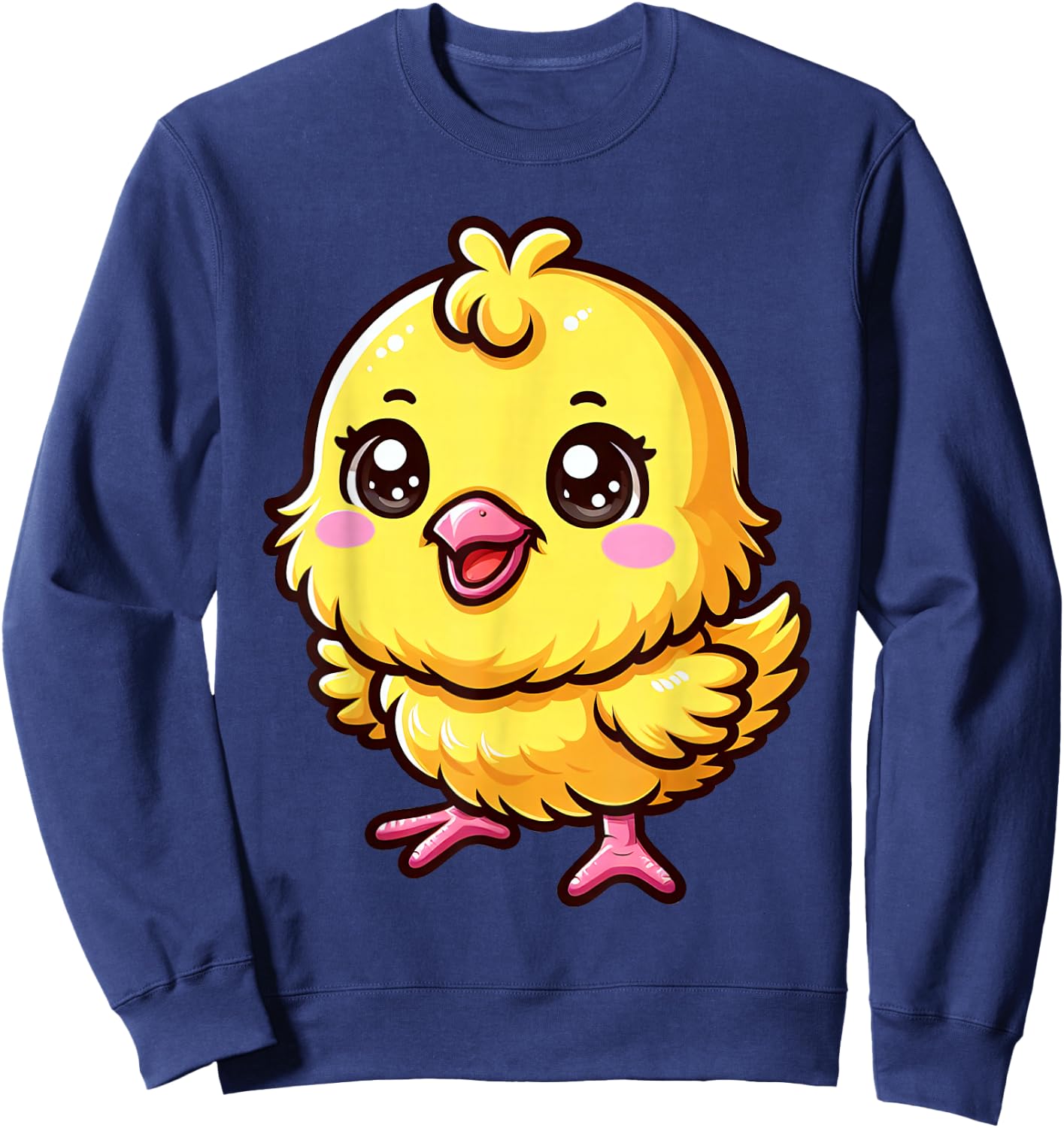 Ostern Geschenke Kinder Oster Geschenkideen Eier Kawaii Chick for Children Easter Chicken Sweatshirt - Sweatshirt | Navy