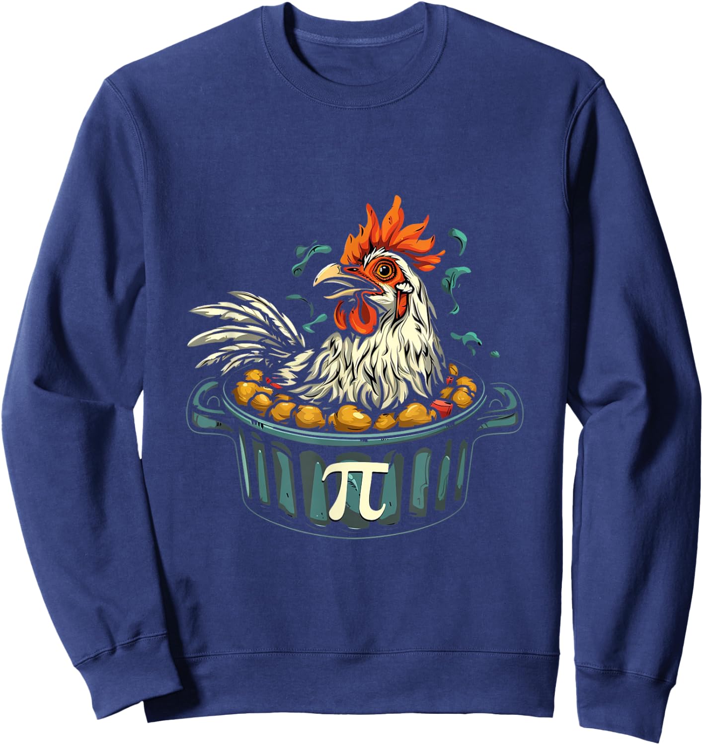 Chicken Pot Pie Shirt - Chicken Pot Pie Sweatshirt - Sweatshirt | Navy