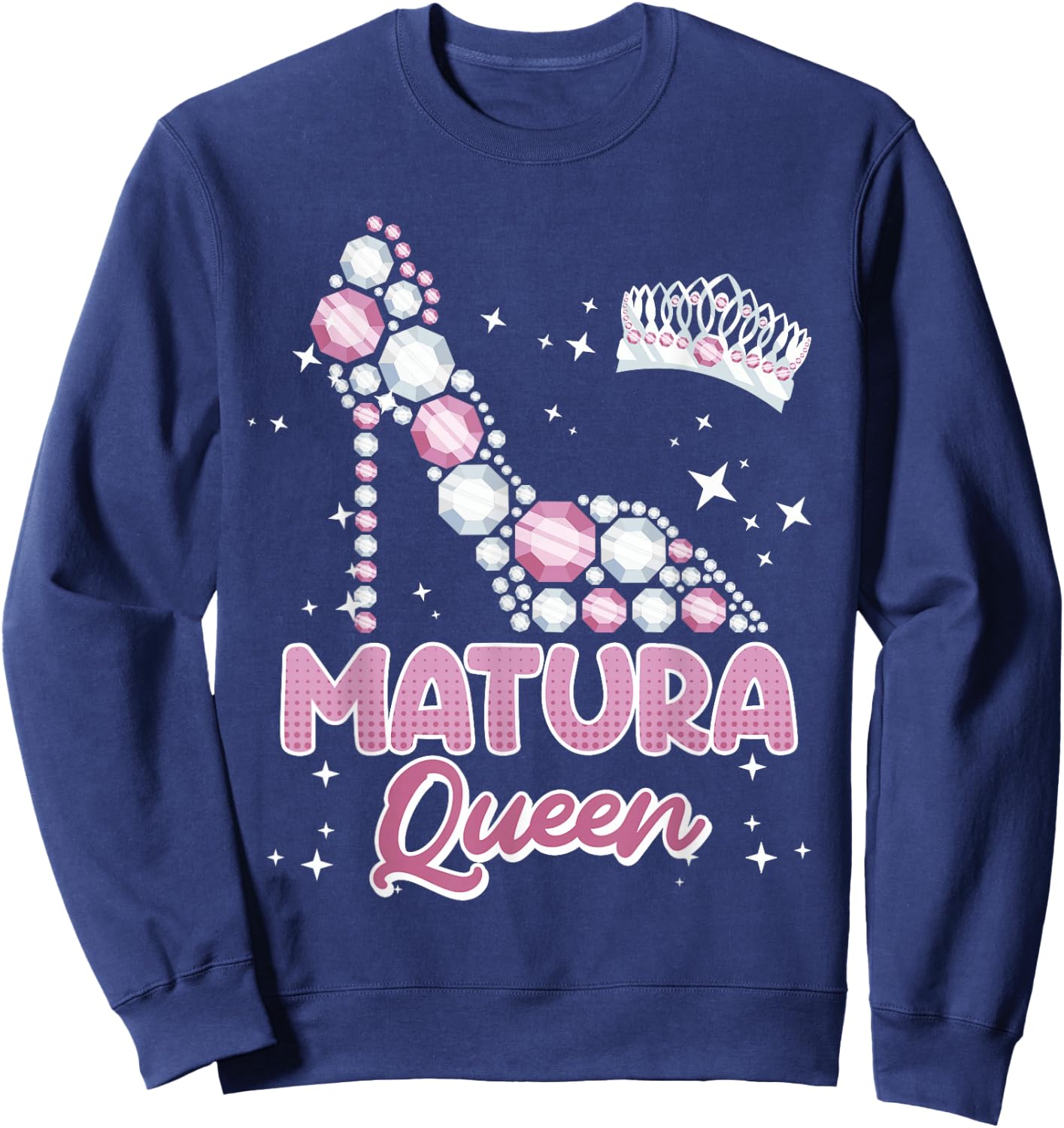 Matura Queen 2026 Maturantin Schulabschluss Mädchen Sweatshirt - Sweatshirt | Navy