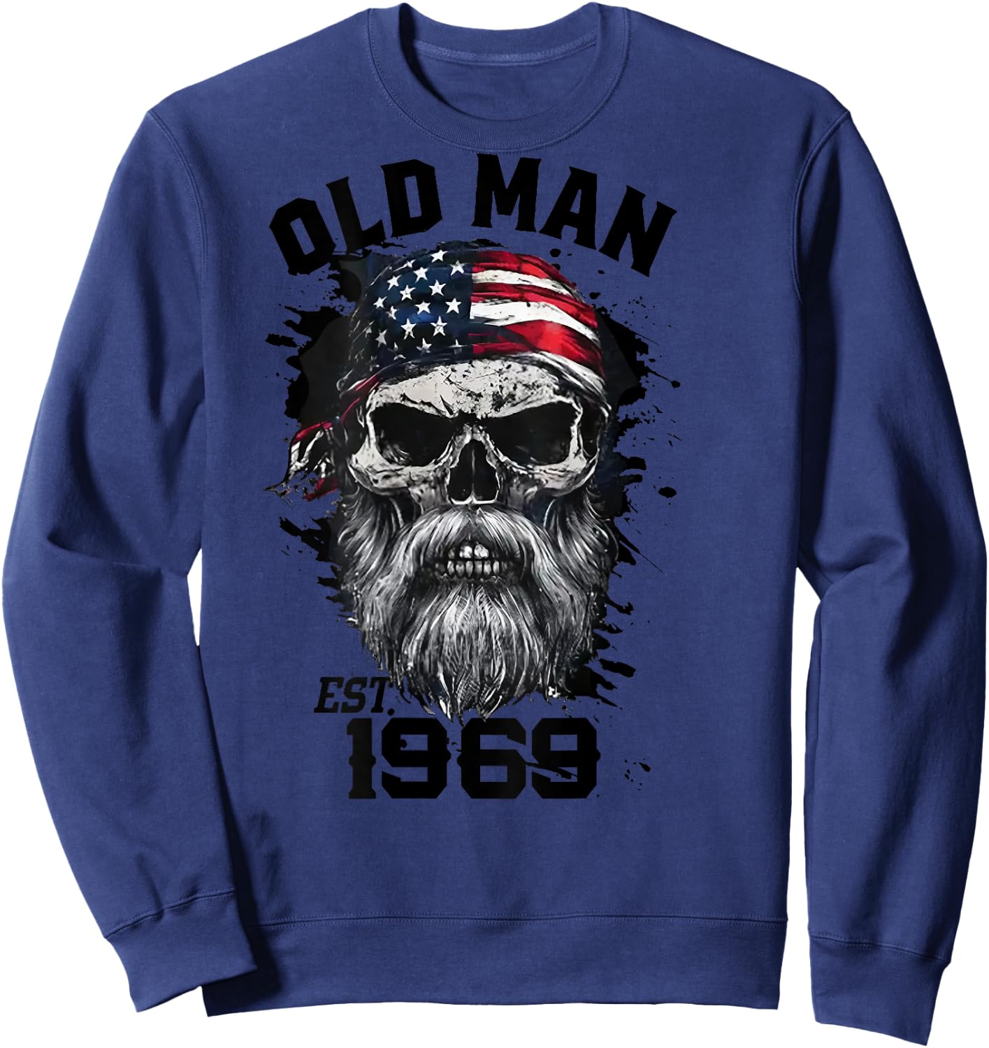 1969 Old Man (on back) Sweatshirt - Sweatshirt | Navy