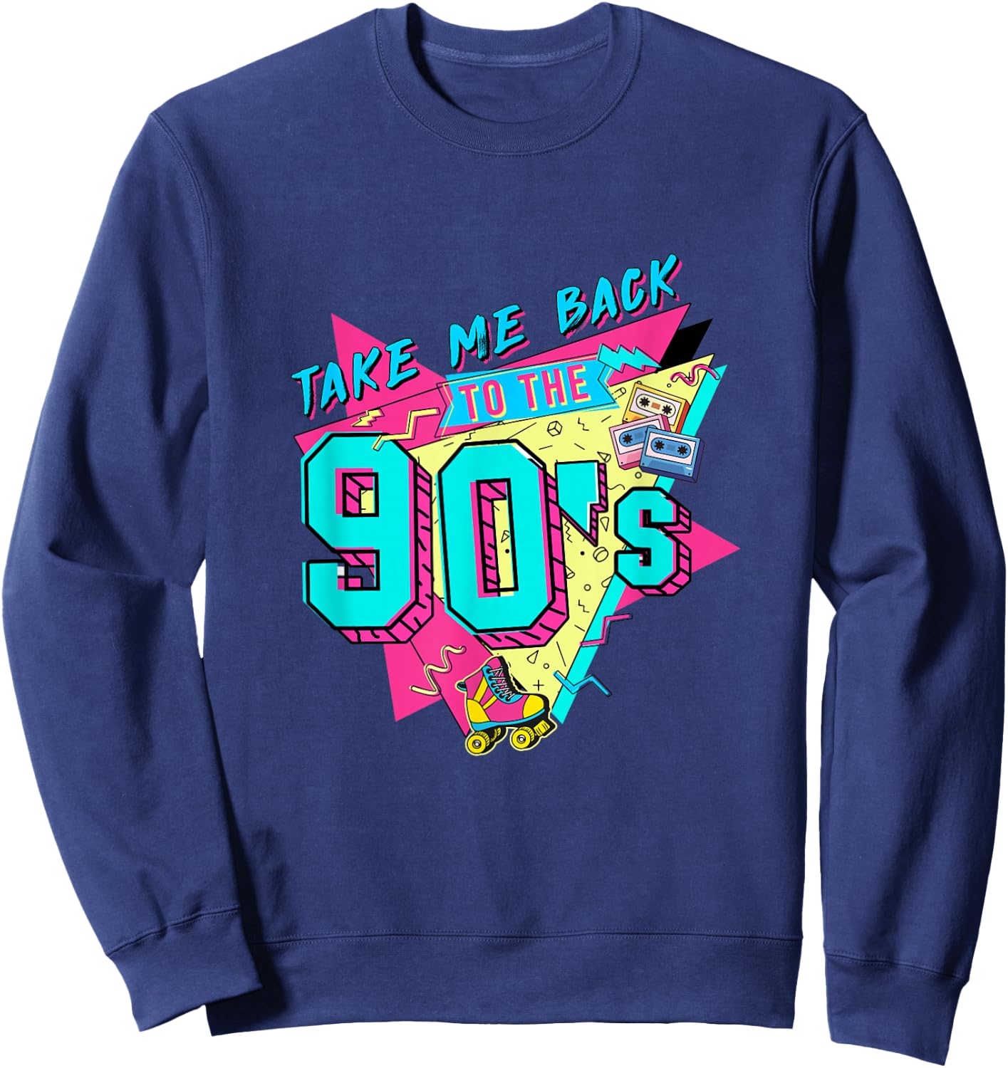 Bring Me Back to the 90s Made in the 90s 1990s Generation 90s , black Sweatshirt - Sweatshirt | Navy