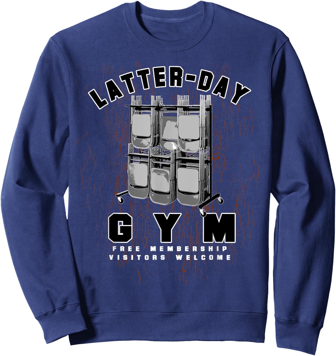 LDS Mormon Funny Boys Girls Missionary Gift Gym Sweatshirt - Sweatshirt | Navy