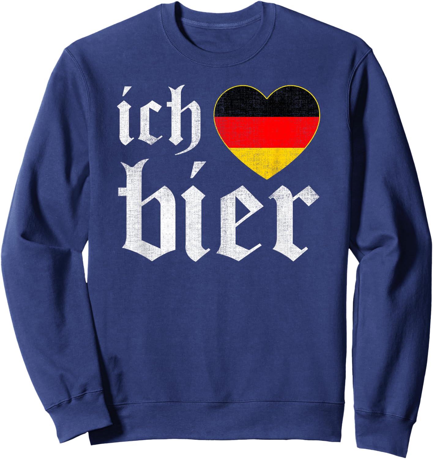 I Love Beer Oktoberfest Prost German Beer Drinking Team Gift Sweatshirt - Sweatshirt | Navy
