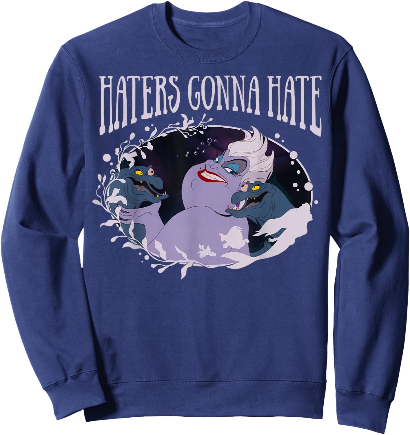 Disney Little Mermaid Ursula Haters Gonna Hate Sweatshirt - Sweatshirt | Navy