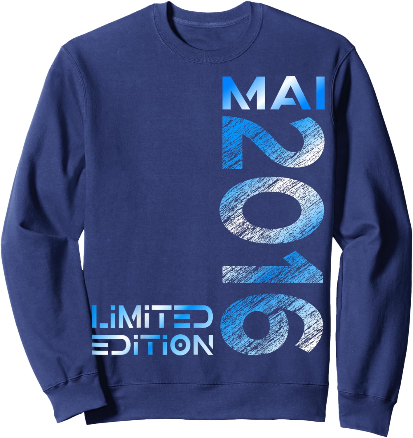 Limited Edition Mai 2016 Junge Mädchen 10. Geburtstag Sweatshirt - Sweatshirt | Navy