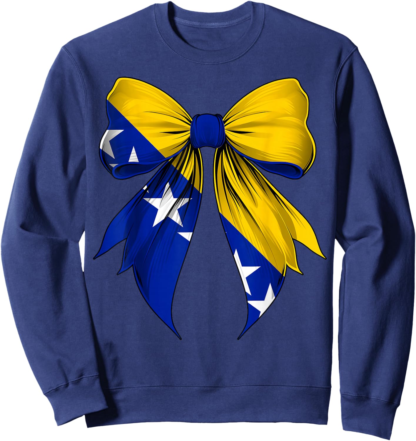 Bosnien-Herzegowina-Flagge, Bosnien und Herzegowina, Band Sweatshirt - Sweatshirt | Navy