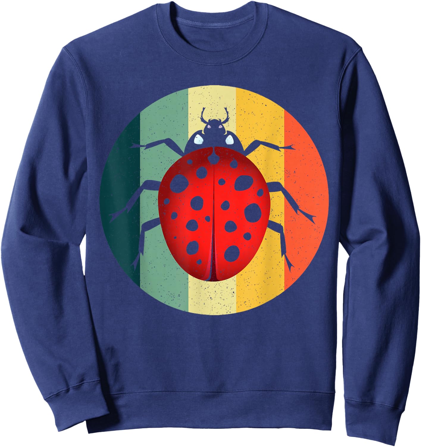 Cool Ladybug Design Women Kid Ladybug Lover Lady Bug Sweatshirt - Sweatshirt | Navy
