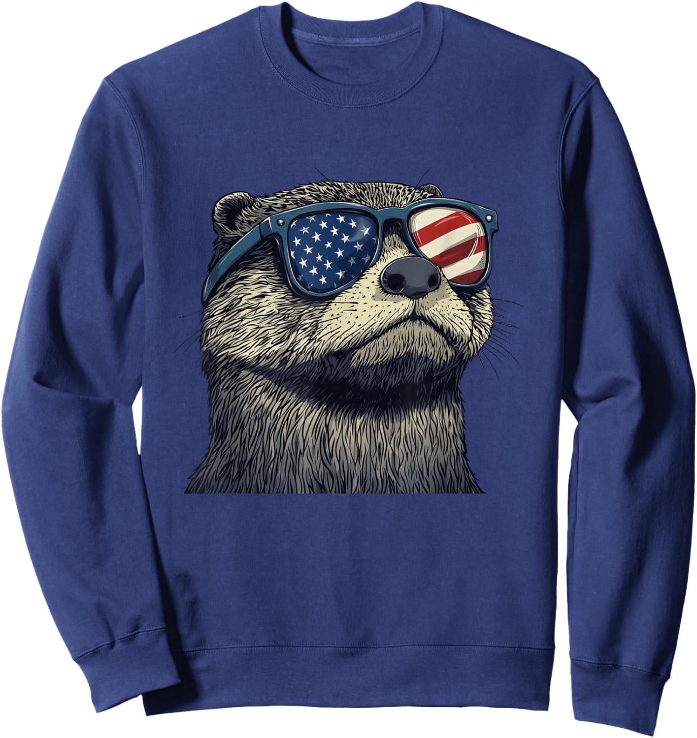 Rocking America Sunglasses Sweatshirt - Sweatshirt | Navy