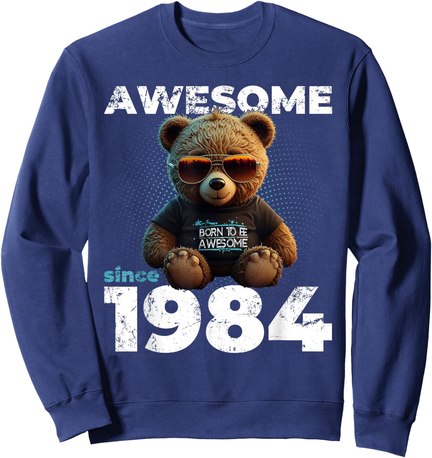 40e Anniversaire Homme Original Vintage 1984 Sweatshirt - Sweatshirt | Navy