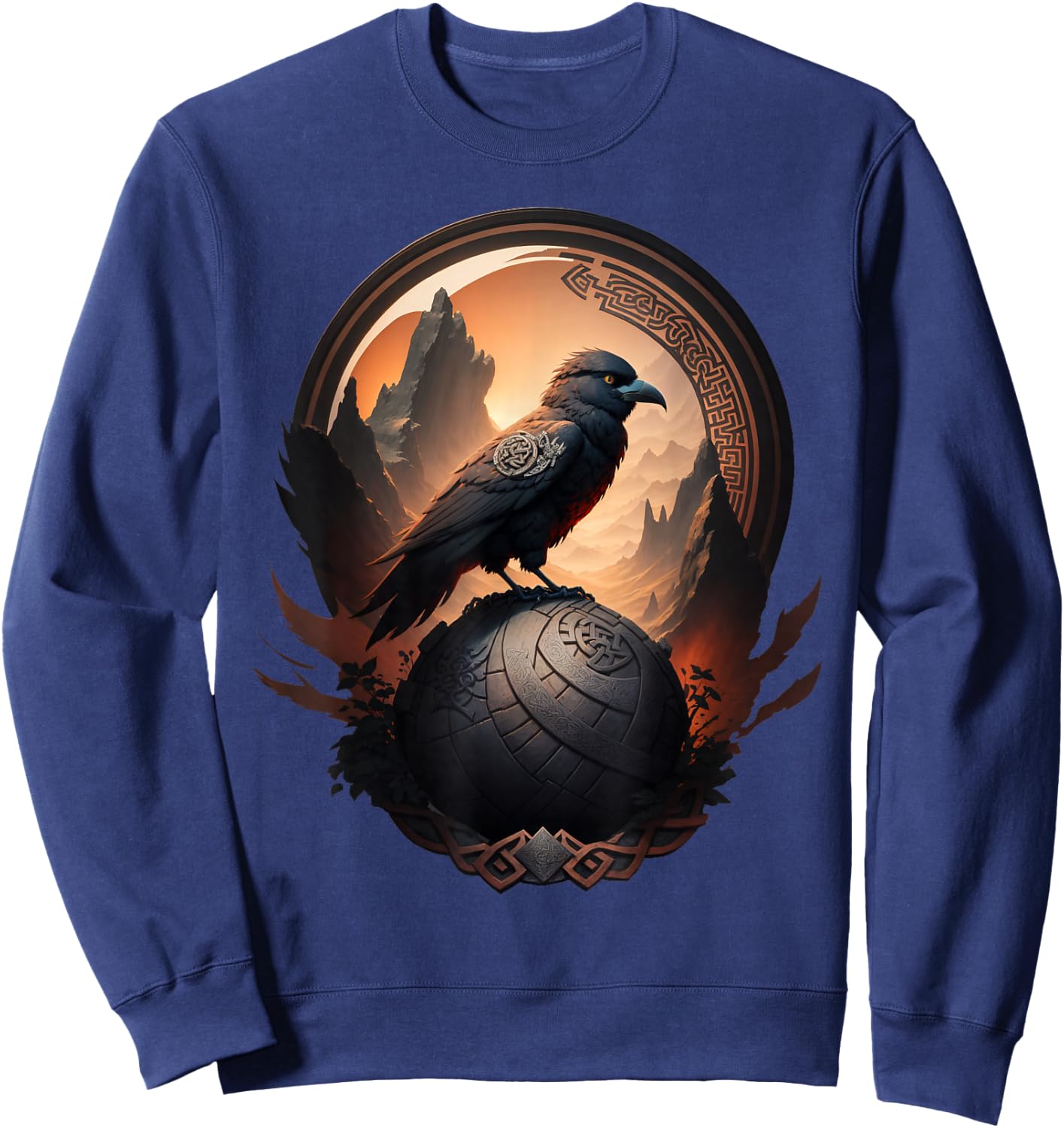 Odin Raven Sweatshirt - Sweatshirt | Navy