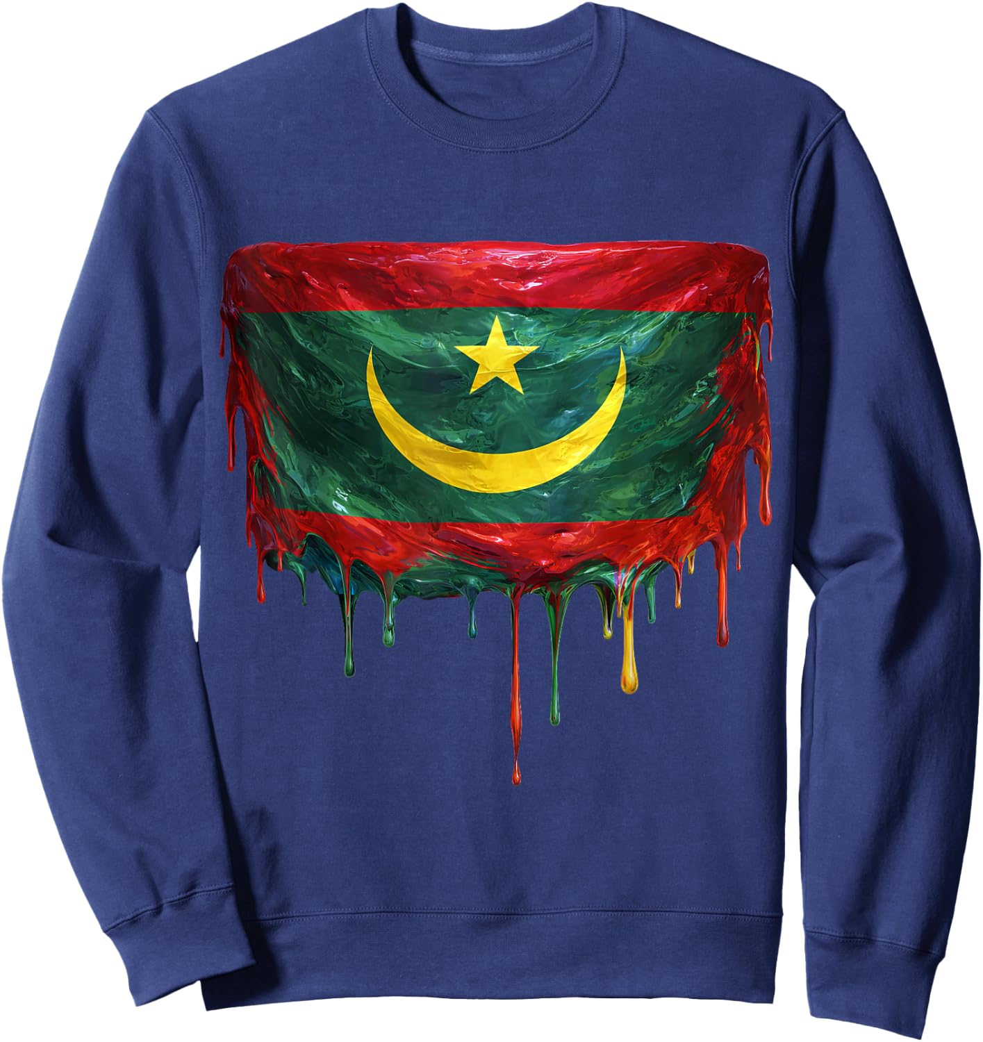 Drapeau de la Mauritanie Sweatshirt - Sweatshirt | Navy