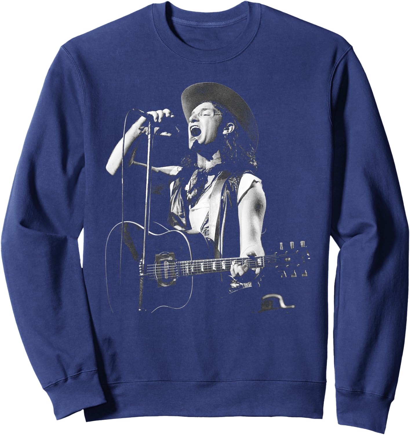 U2 Bono singt live im Birmingham NEC 1987 Sweatshirt - Sweatshirt | Navy