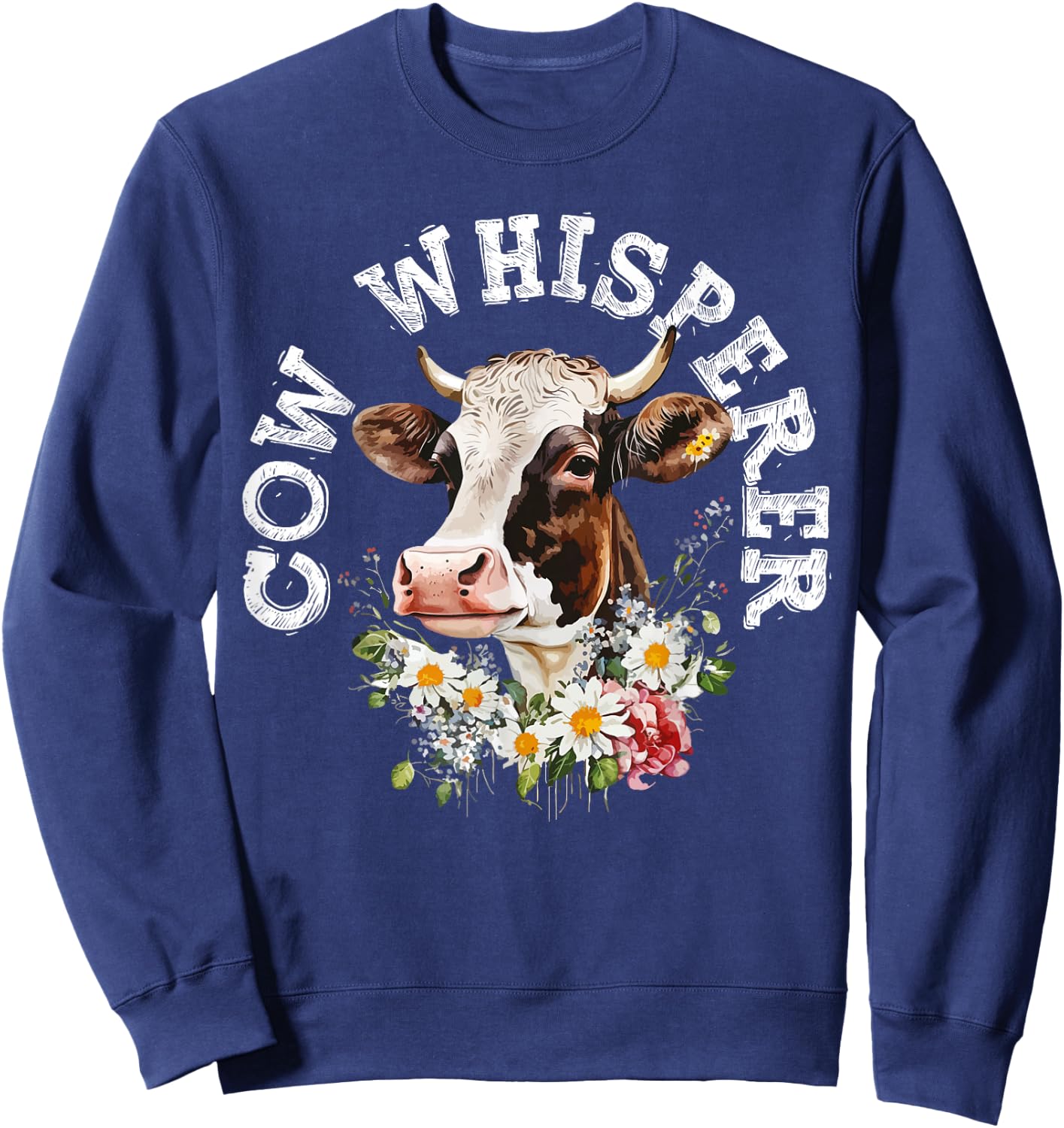 Show Cattle Show Steer Show Heifer Livestock Cow Show Sweatshirt - Sweatshirt | Navy