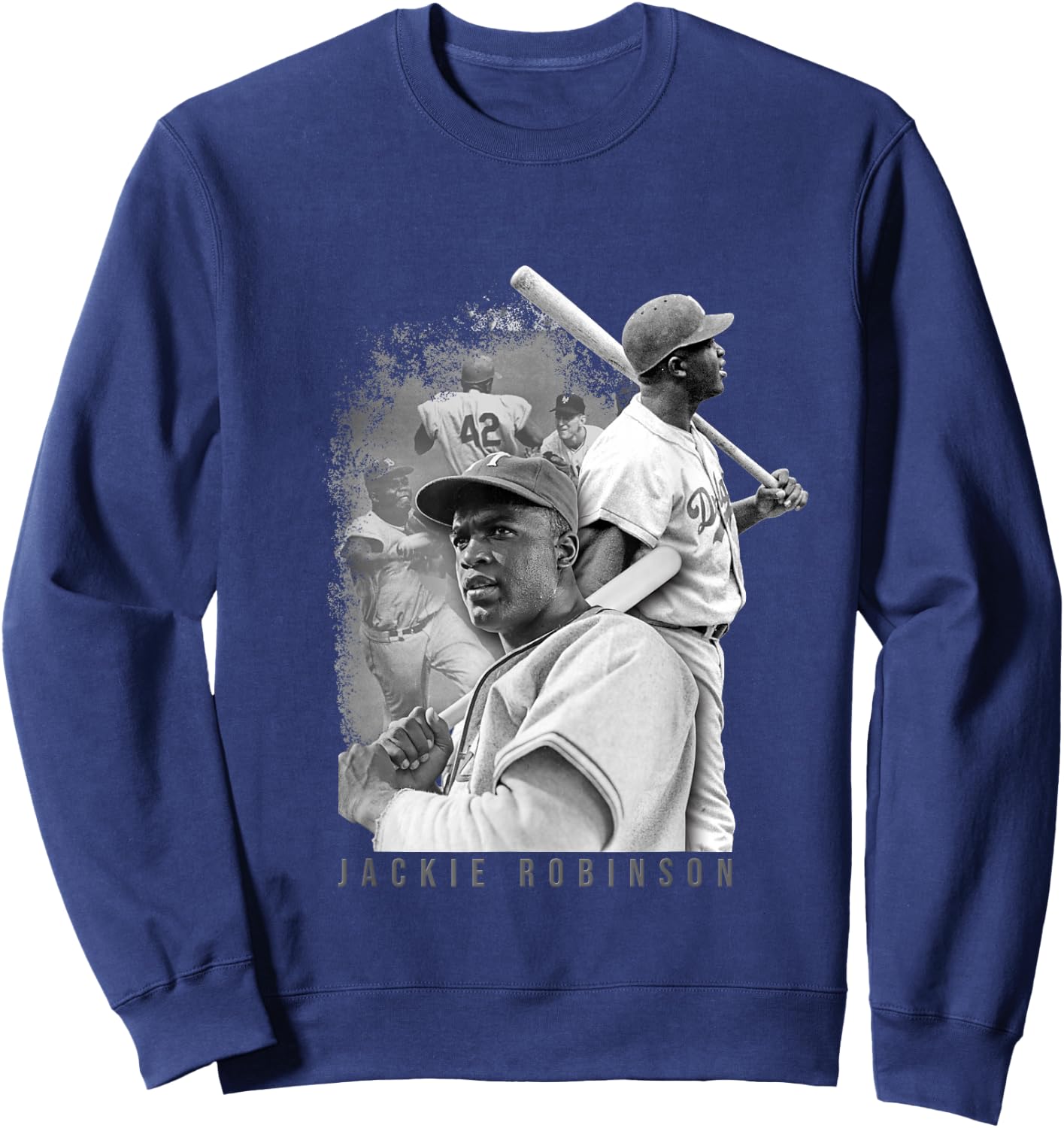 Baseball Jackie Robinson 001 , Black, S Sweatshirt - Sweatshirt | Navy