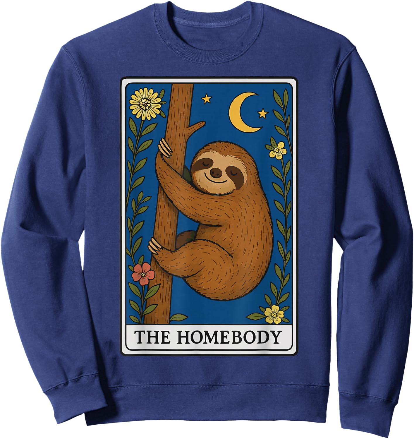 The Homebody Tarot Card Sweatshirt - Sweatshirt | Navy