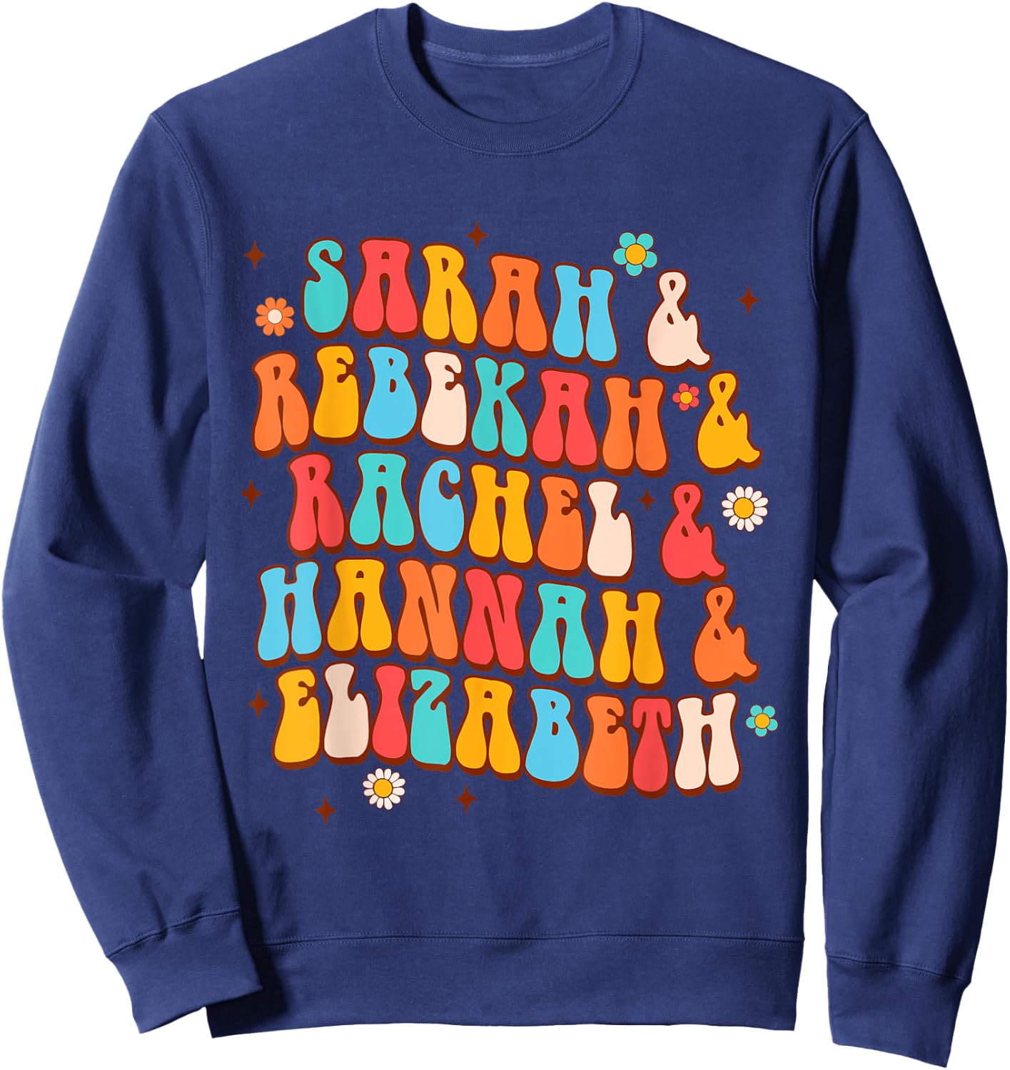 Christian Women Of The Bible Sarah Barren Infertility IVF Sweatshirt - Sweatshirt | Navy