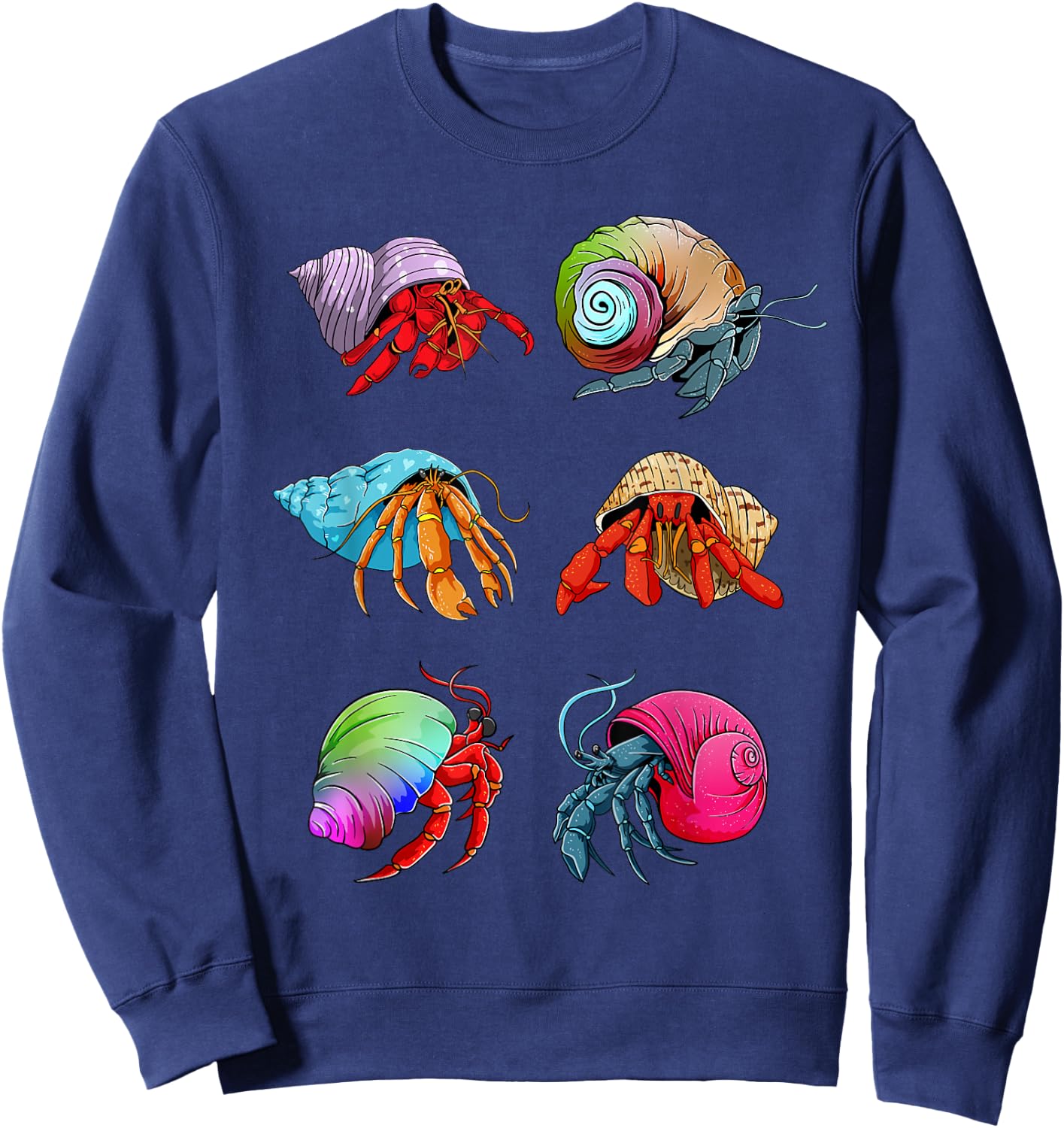Hermit Crab Design for Hermit Crab Lovers Sweatshirt - Sweatshirt | Navy