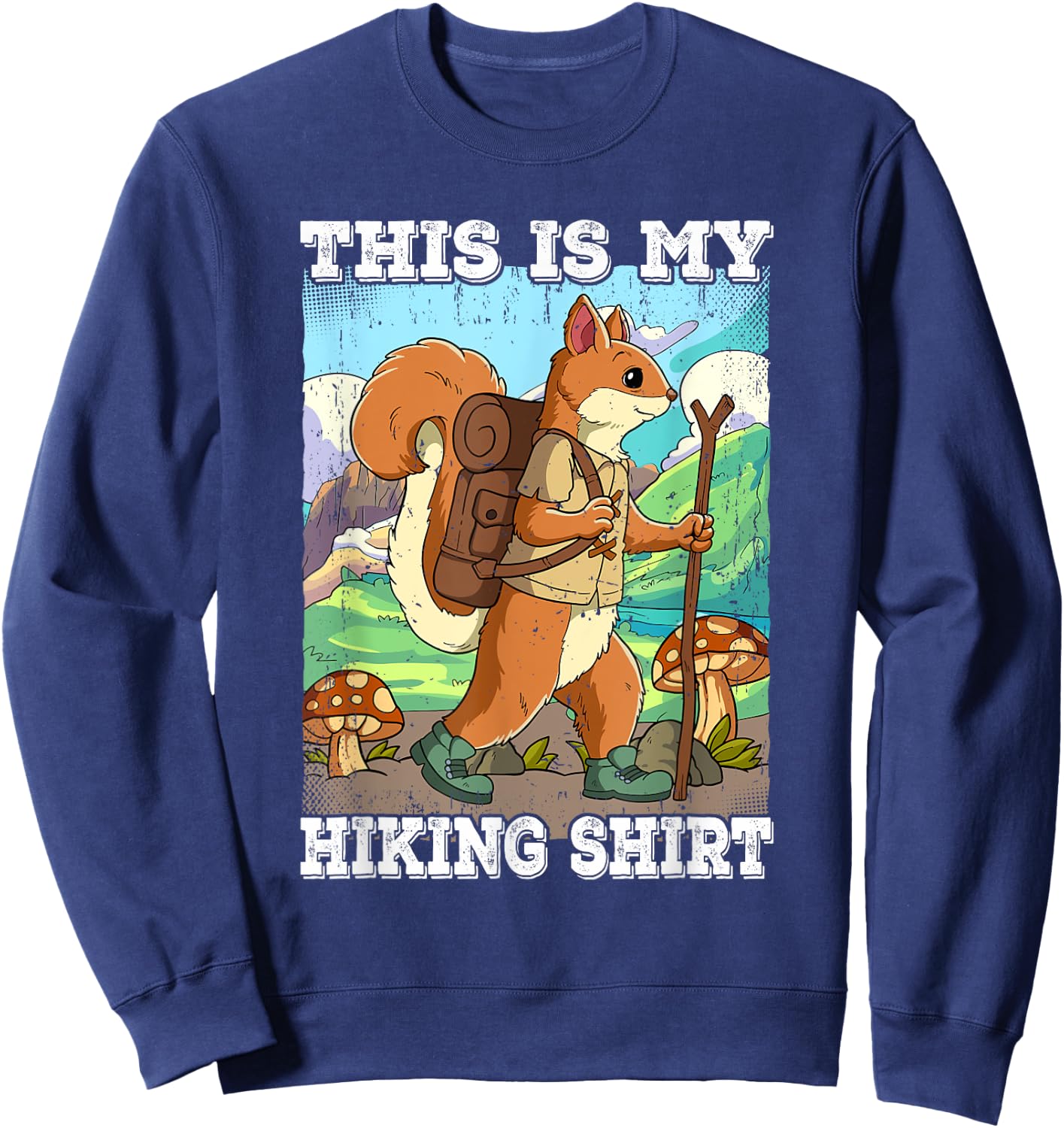 This Is My Hiking Sweatshirt - Sweatshirt | Navy