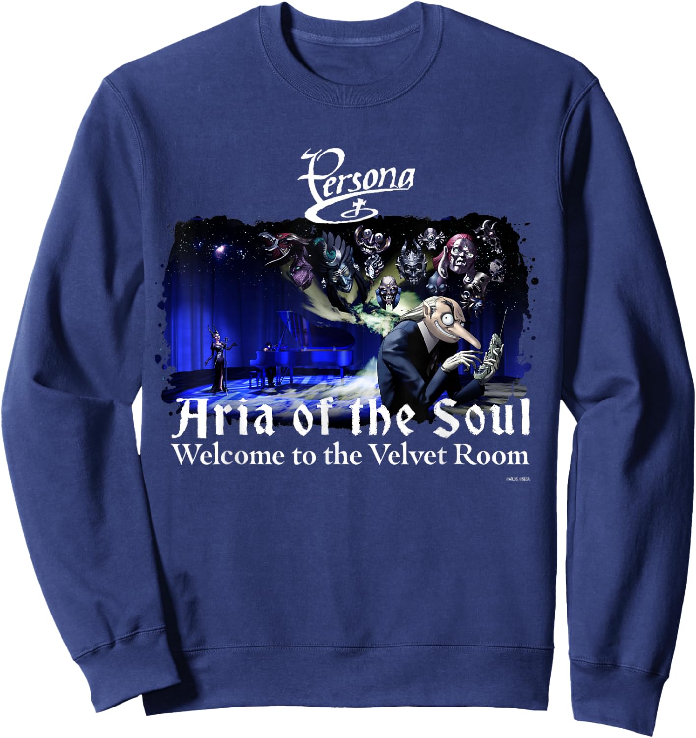 ATLUS Revelations: Persona Welcome to the Velvet Room Sweatshirt - Sweatshirt | Navy