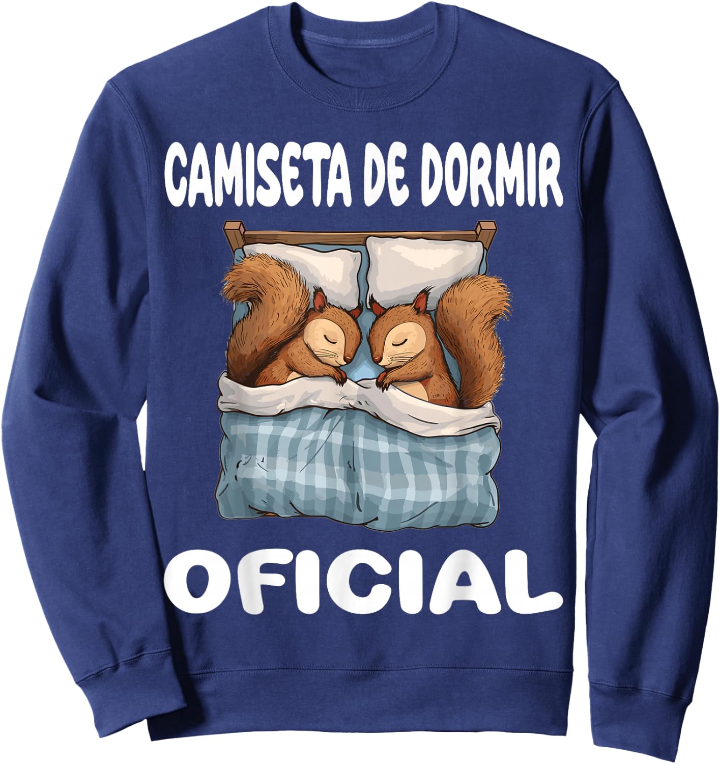 Squirrel Official Sleepshirt Pajamas Nightgown Sweatshirt - Sweatshirt | Navy