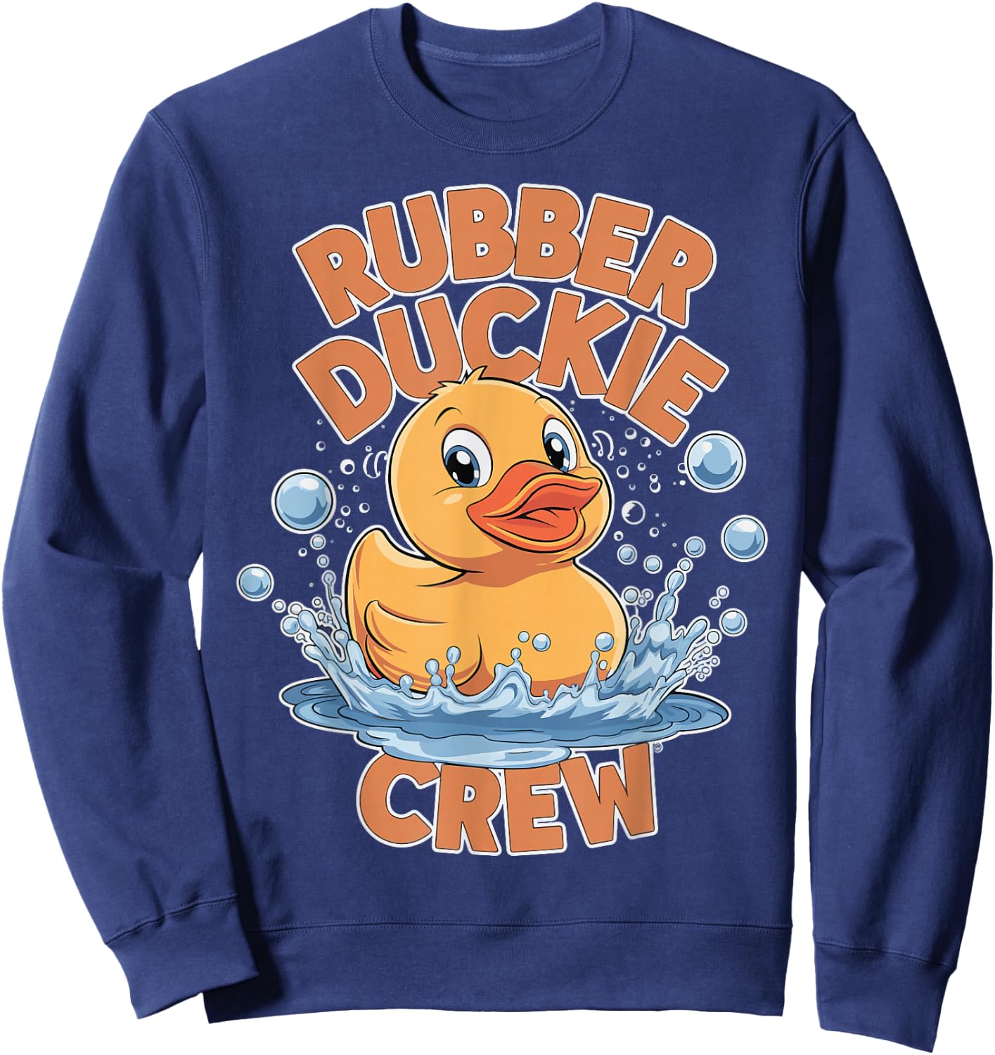 Rubber Duckie Crew Sweatshirt - Sweatshirt | Navy