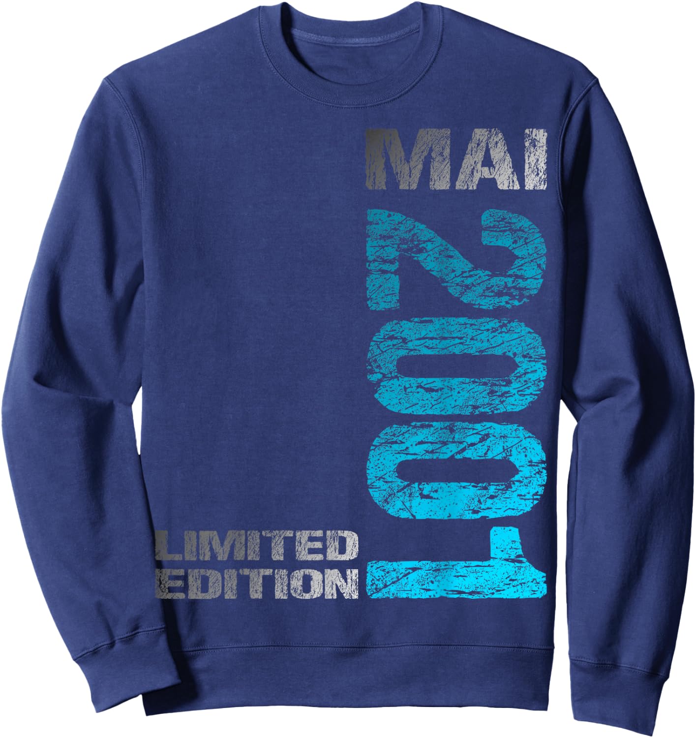 Mai 2001 Mann Frau 25. Geburtstag Limited Edition 25 Sweatshirt - Sweatshirt | Navy