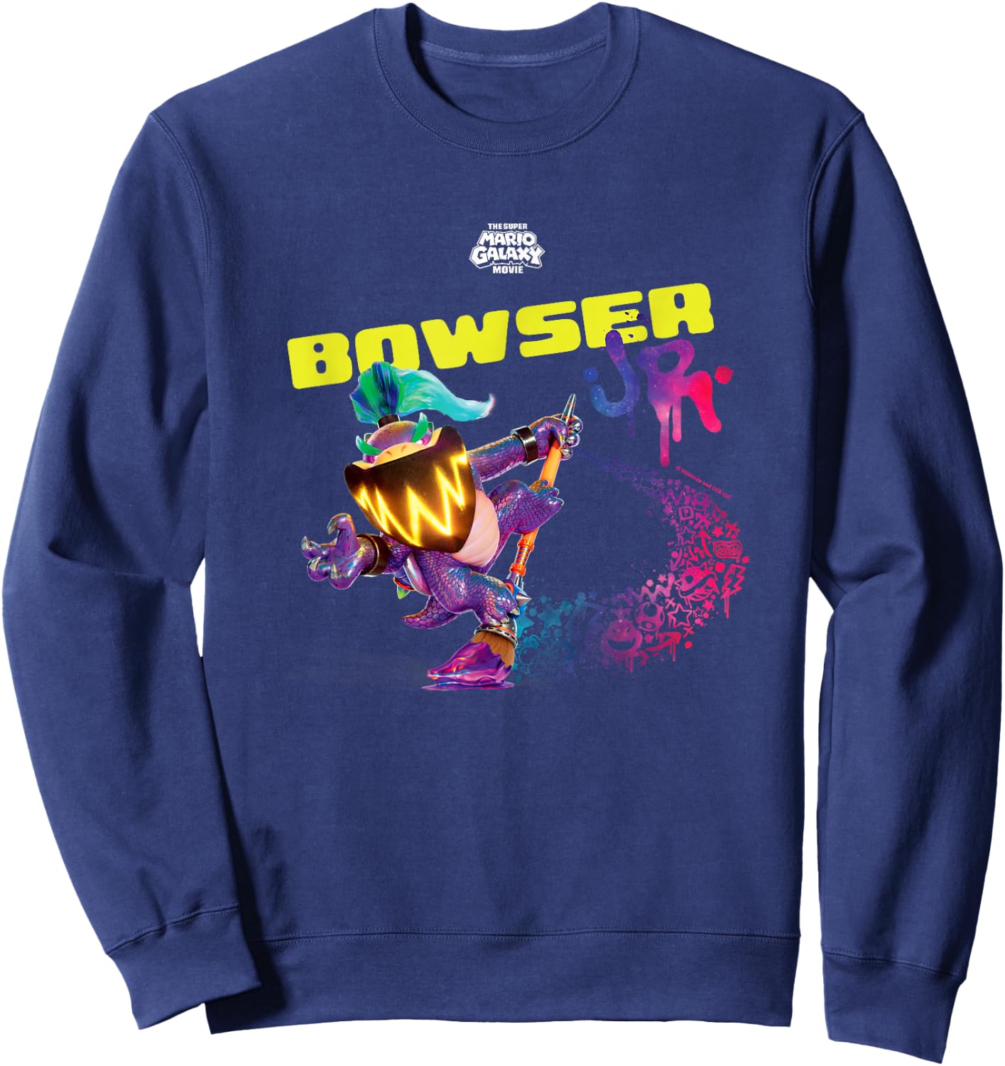 The Super Mario Galaxy Movie Wonder Bowser Jr. Sweatshirt - Sweatshirt | Navy
